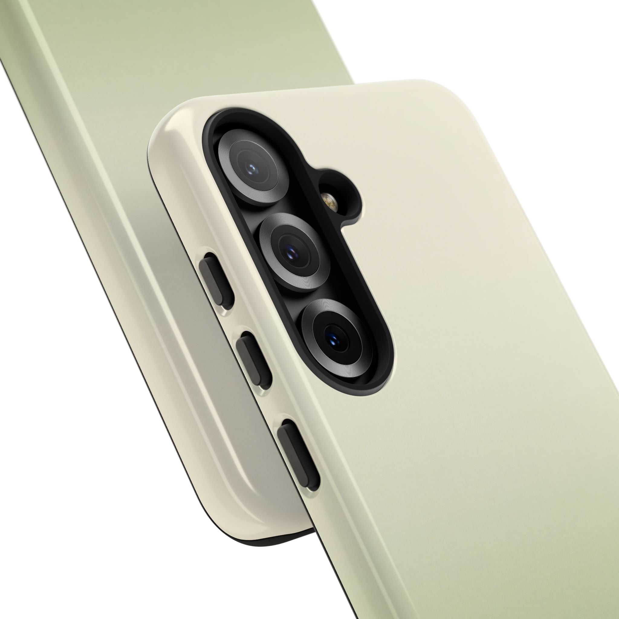 Green Tough Phone Case for Samsung - Bone Sage Fade