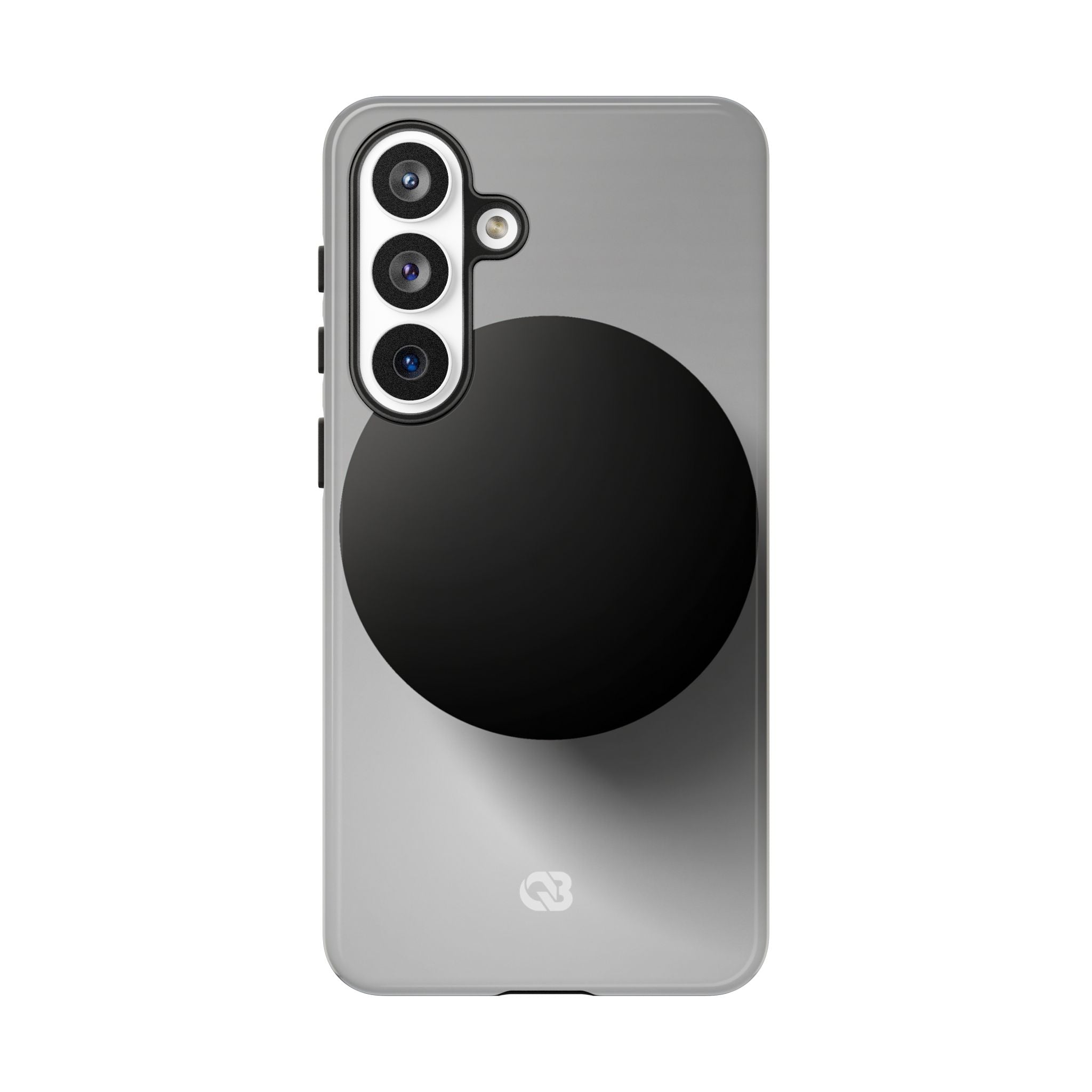 Grey Tough Phone Case for Samsung - Matte Onyx Sphere