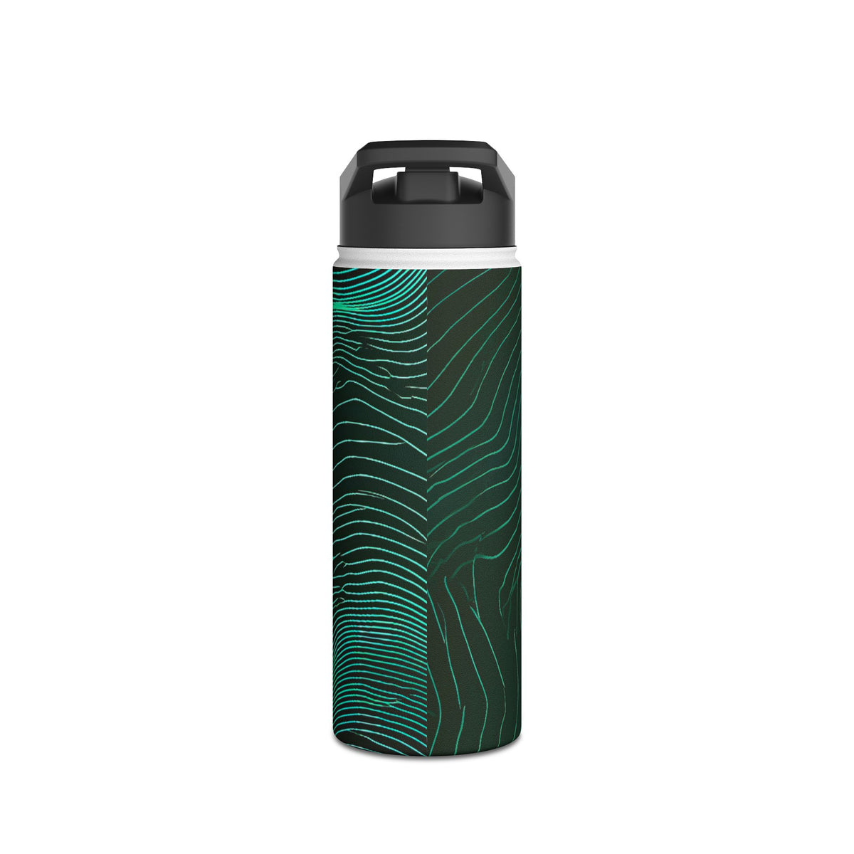 Emerald Topo Ridge · Insulated Water Bottle · Green