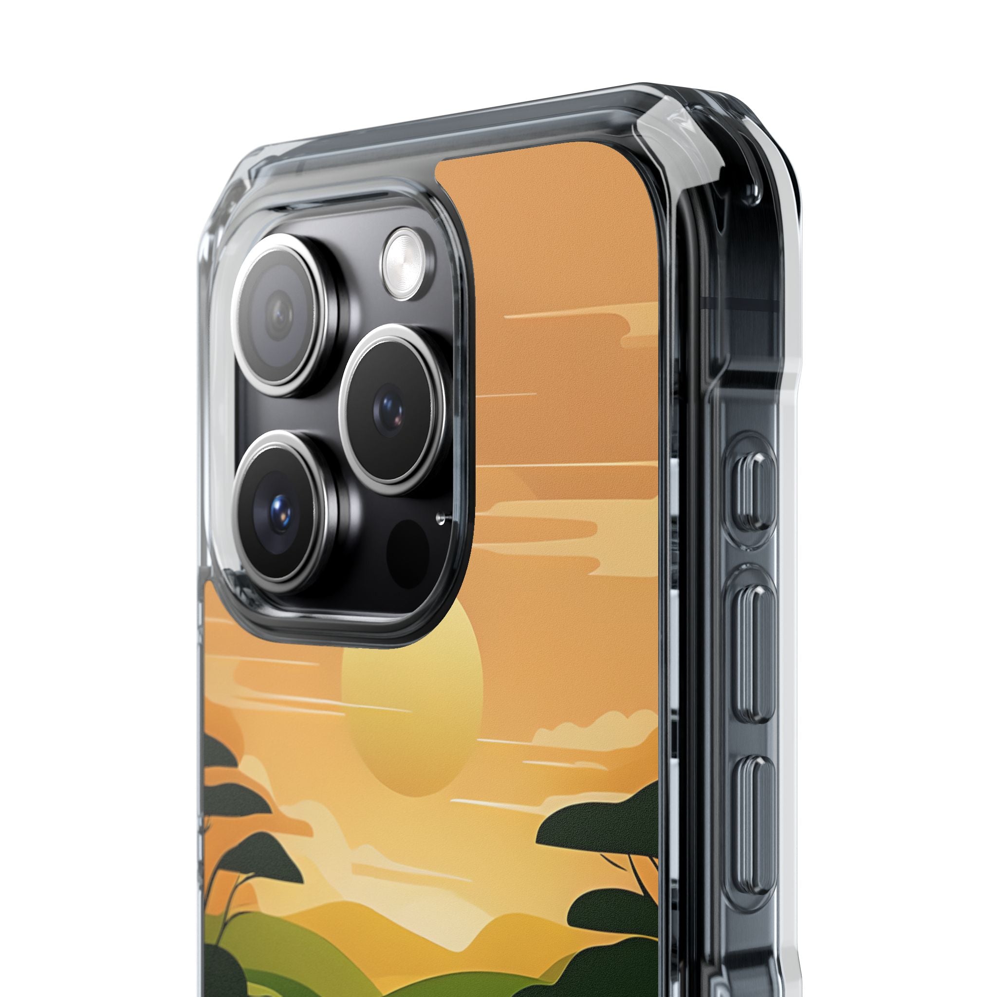 Verdant Horizon Sun · Impact Phone Case for iPhone · Magsafe