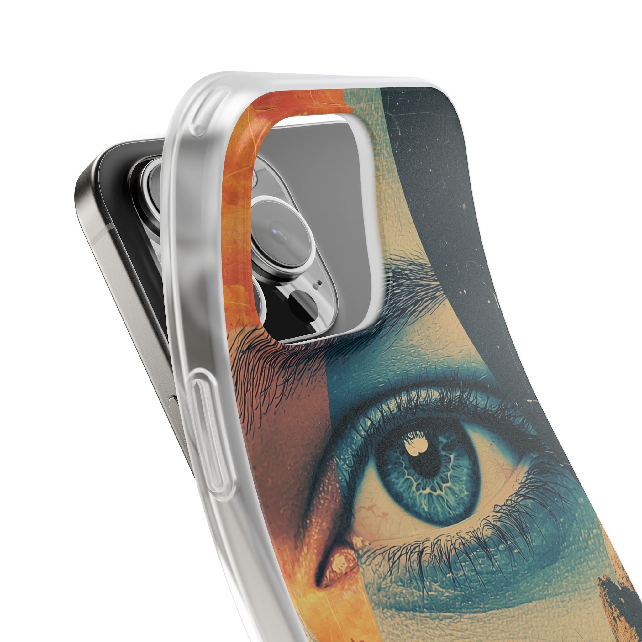 Fragmented Peak Gaze · Soft Phone Case for iPhone
