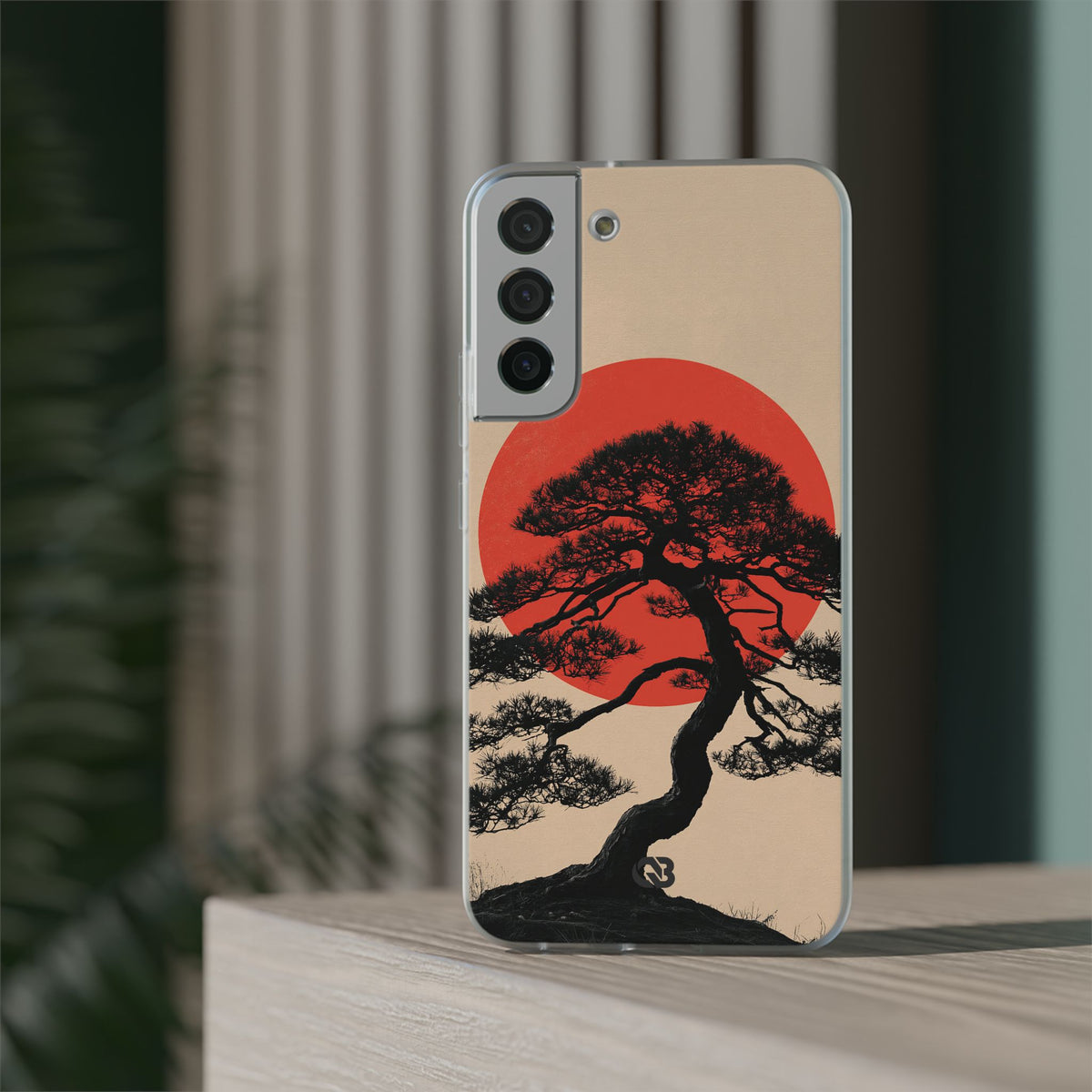 Crimson Pine Solitude · Lite Phone Case for Samsung · Beige