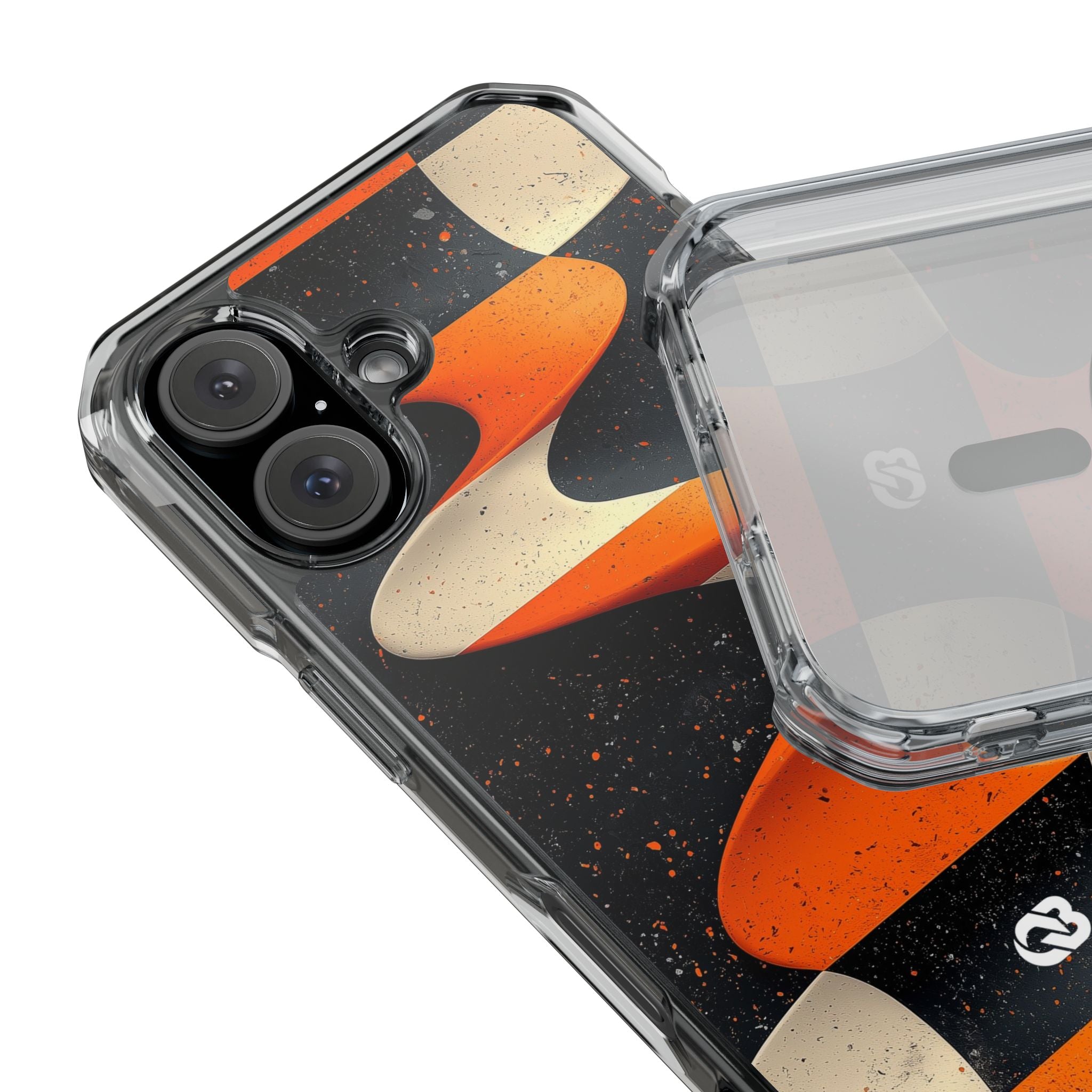 Orange Grit Twist · Impact Handyhülle für iPhone · Magsafe