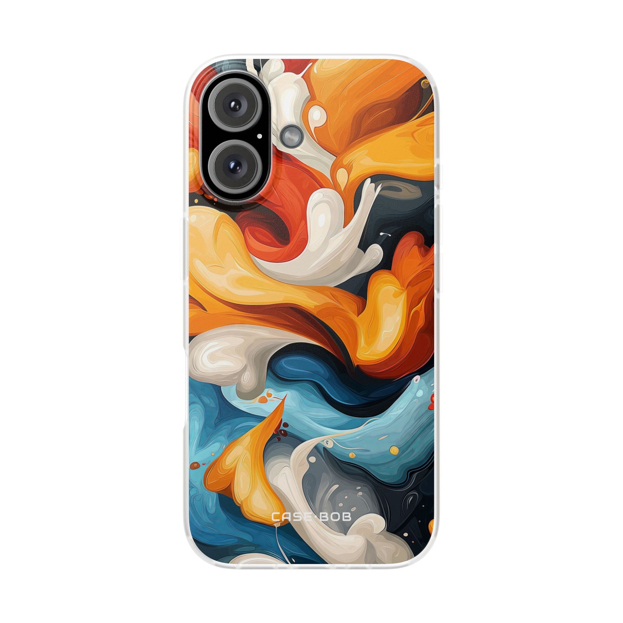 Crimson Ribbon iPhone 16 Case - Soft