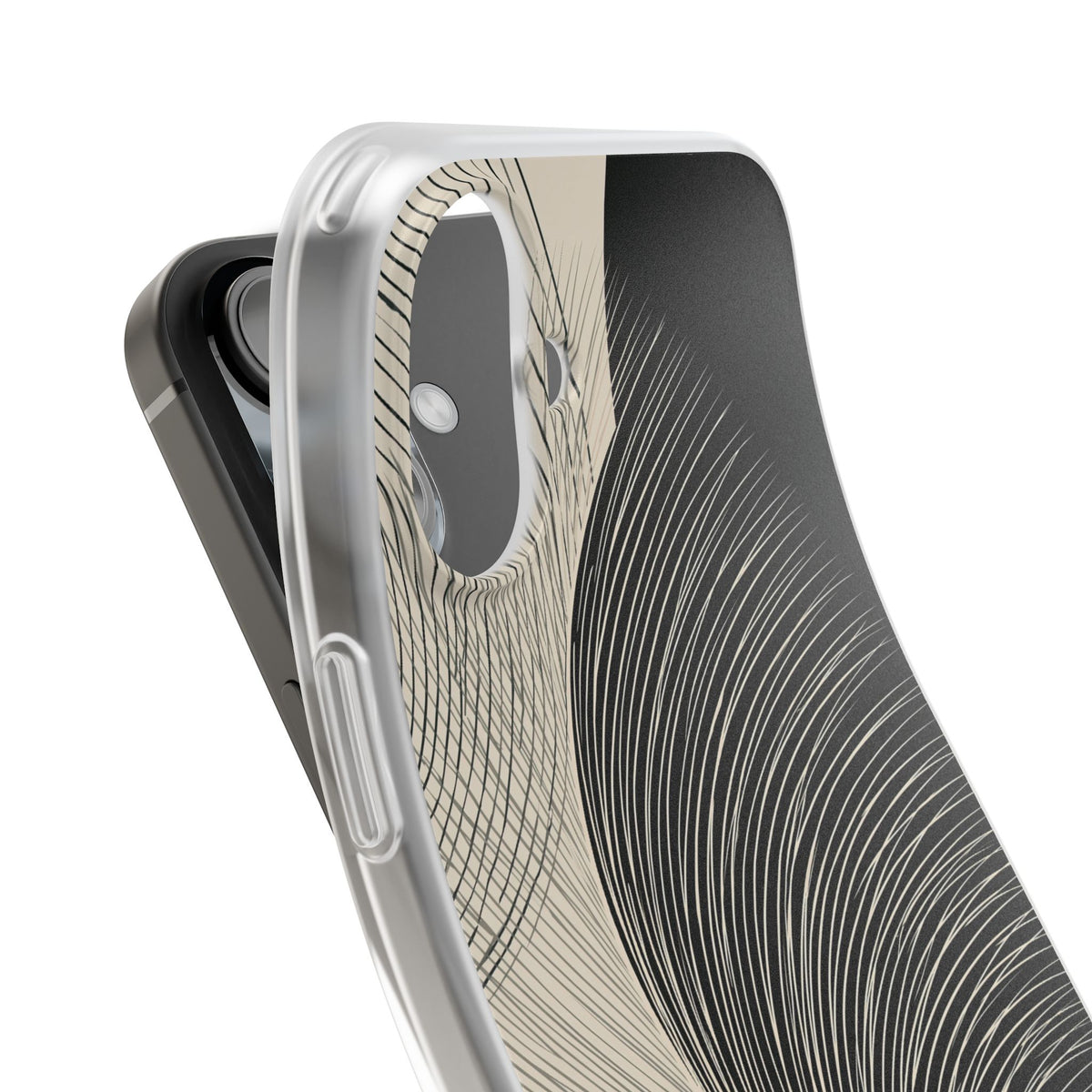 Minimal Frond Study · Lite Phone Case for iPhone · Black
