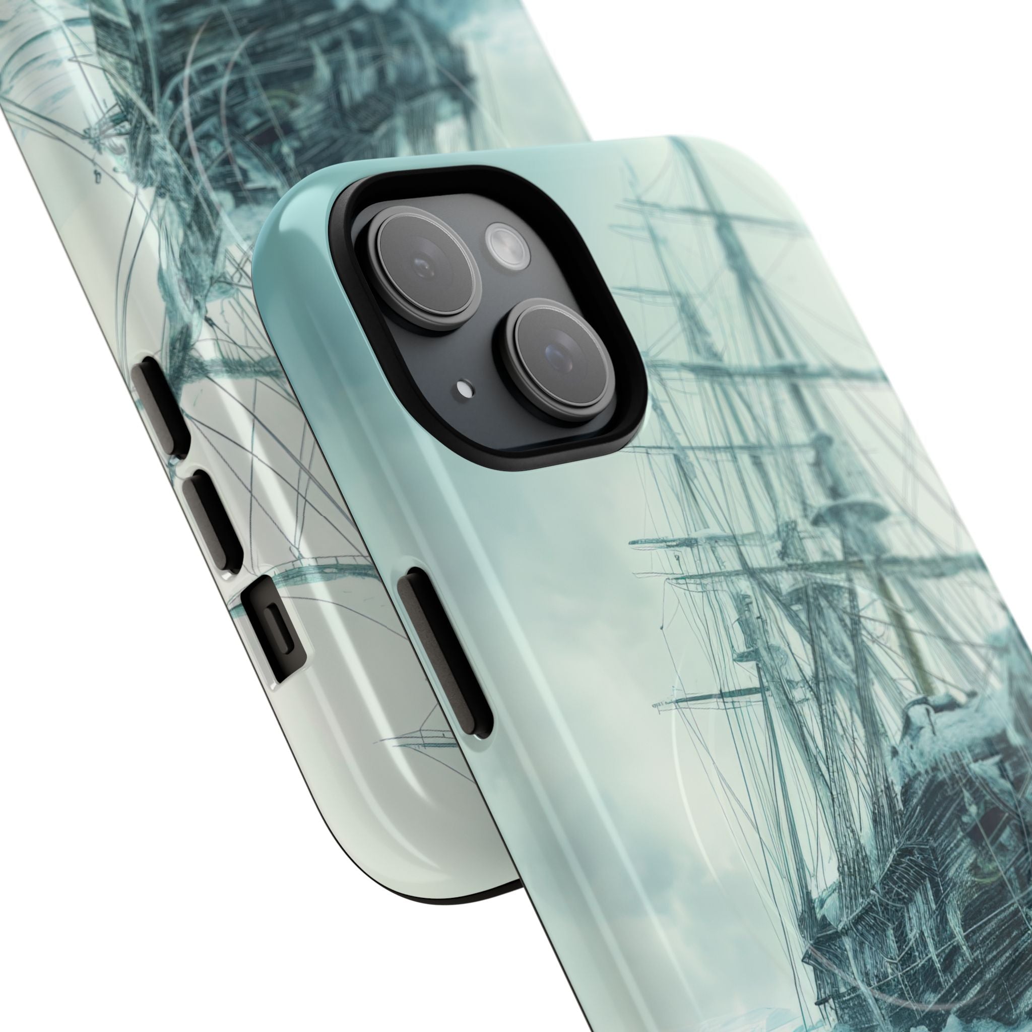 Icebound Ship iPhone 15 Plus Case - Tough+