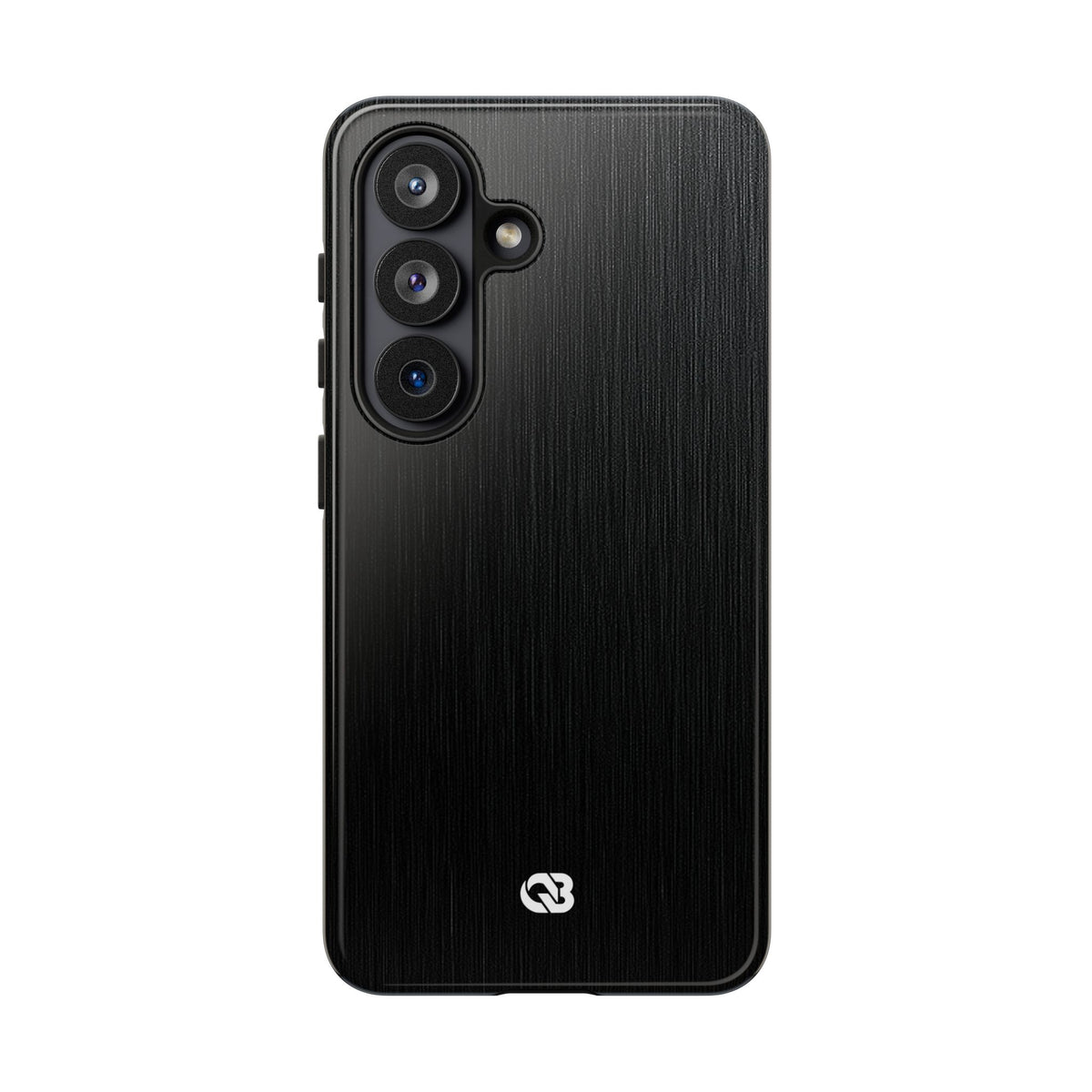 Black Tough Phone Case for Samsung - Brushed Obsidian Slate