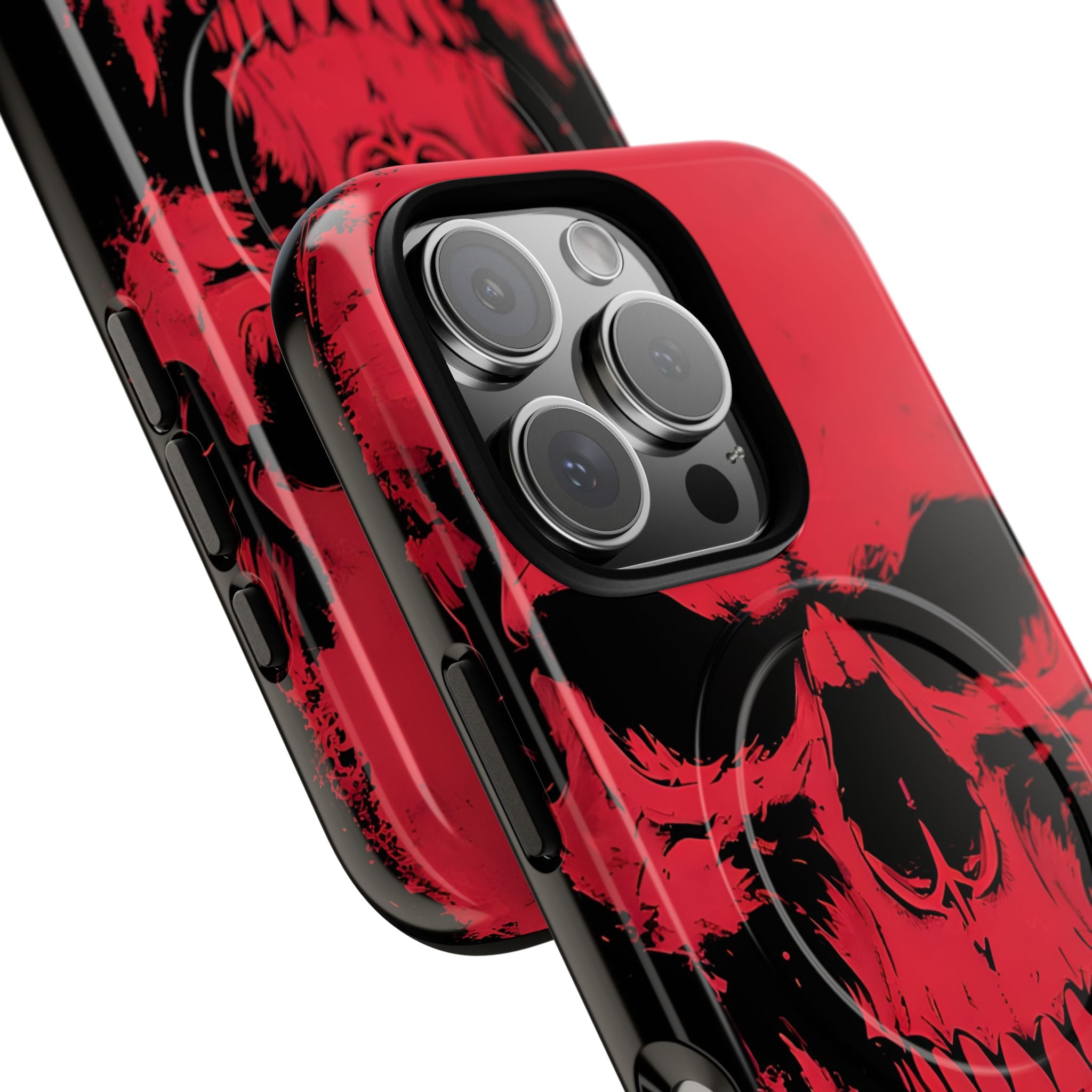 Crimson Street Skull · Tough+ Magsafe