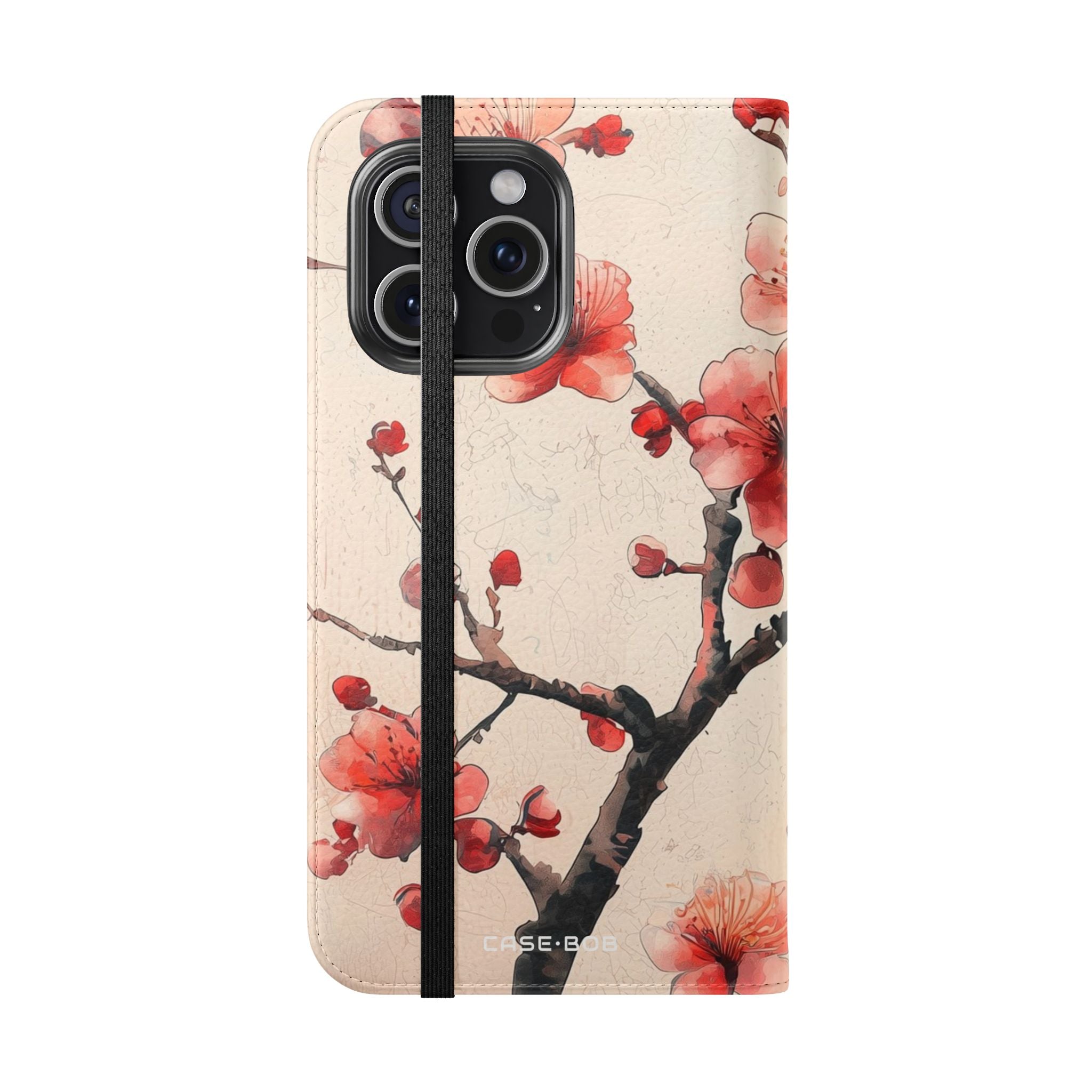 Cherry Blossom Breeze - iPhone 15 Pro Max Case - Wallet