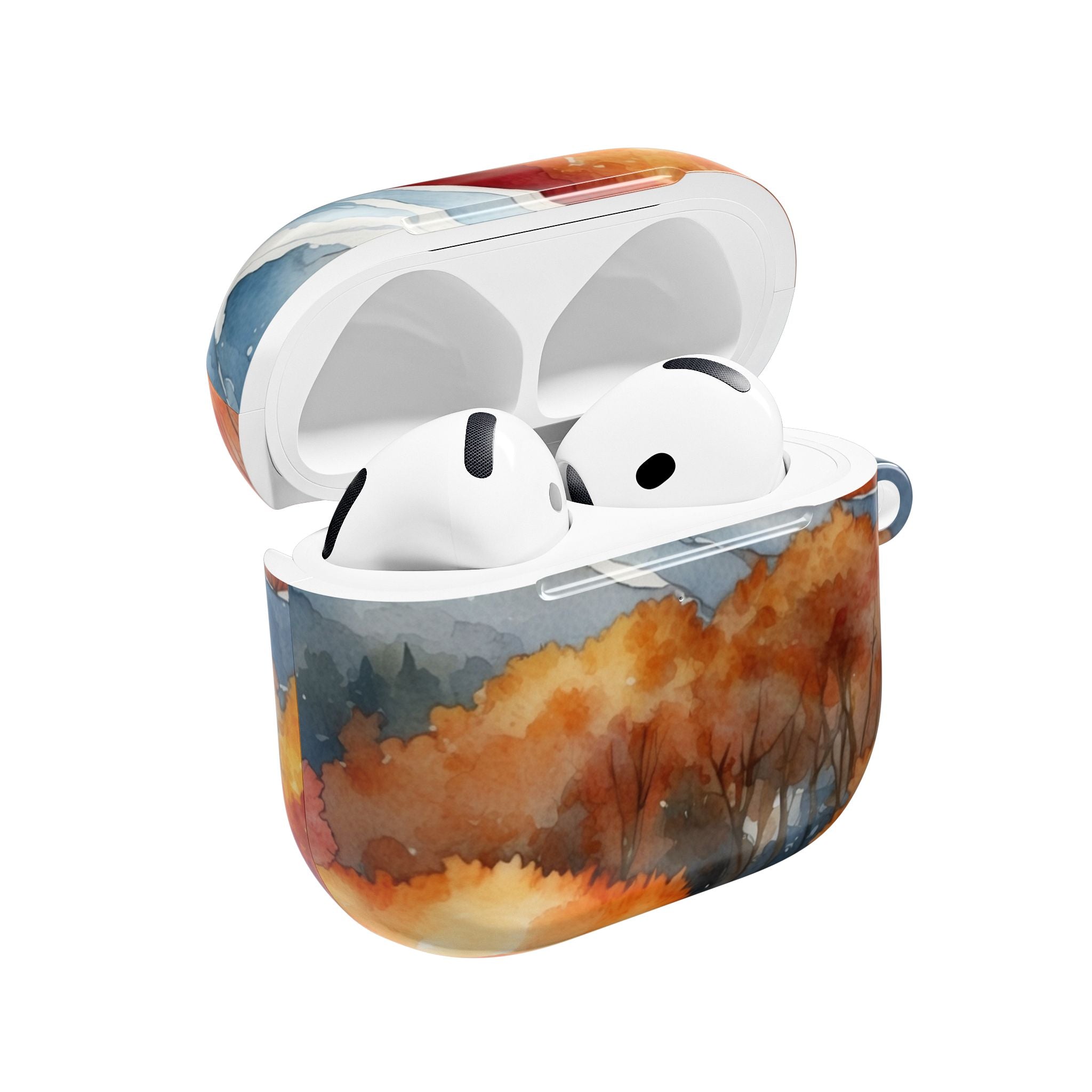 Snowcapped Ember Mountains - AirPods Cover
