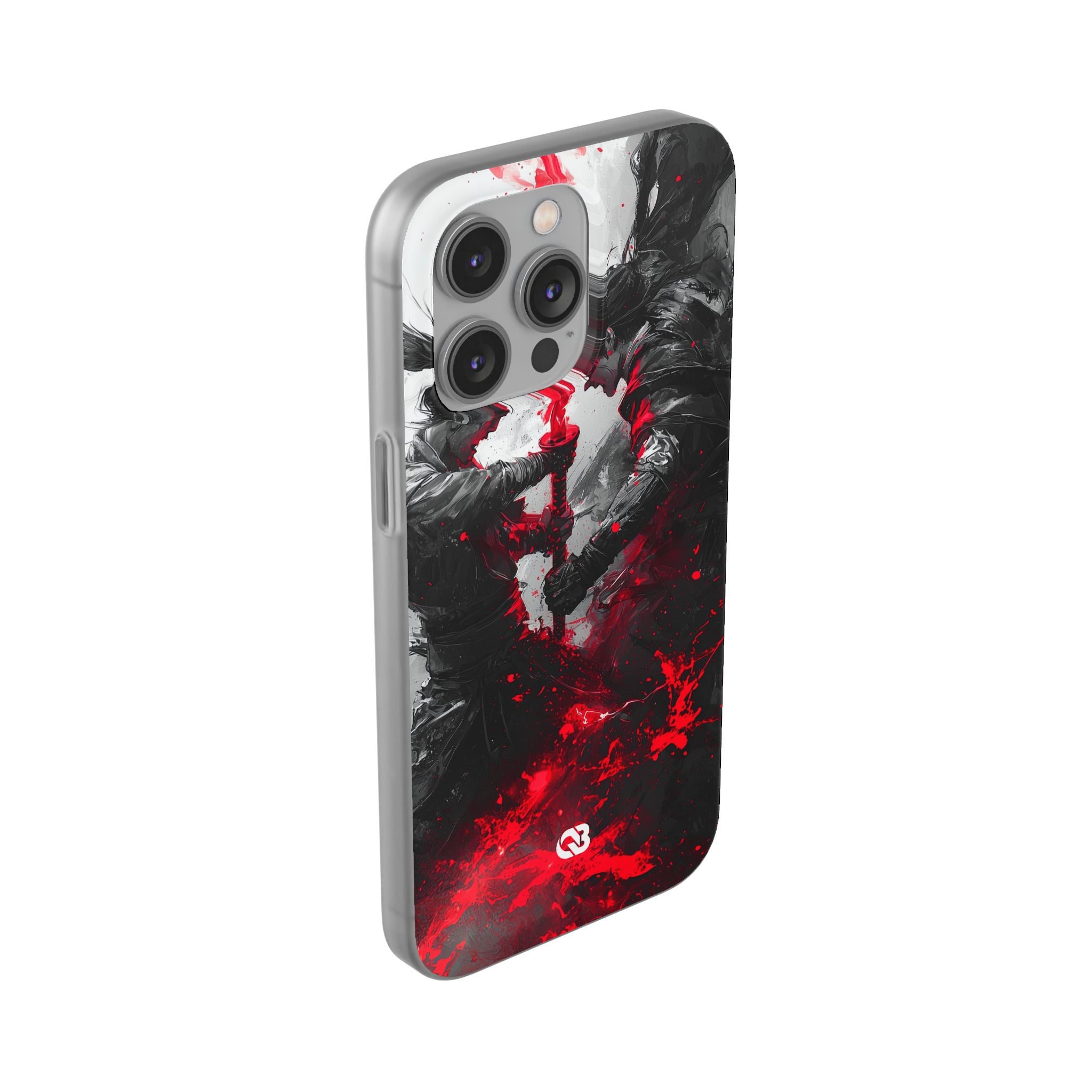 Shattered Crimson Duel · Soft Capa para iPhone