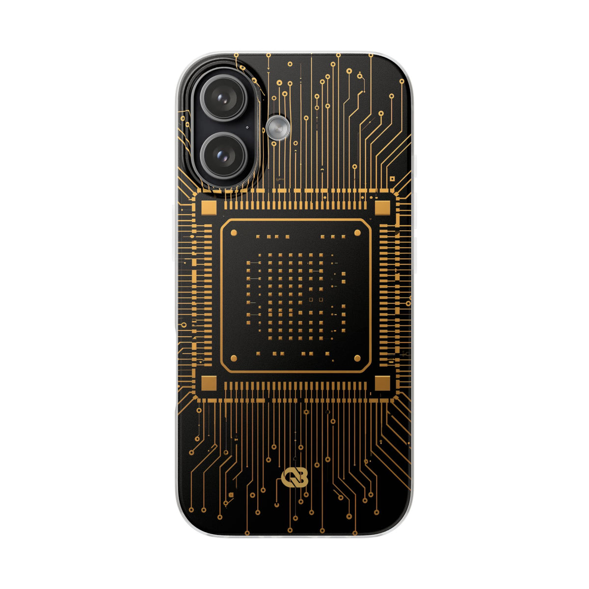 Gold Lite Phone Case for iPhone - Cyber Gold Processor
