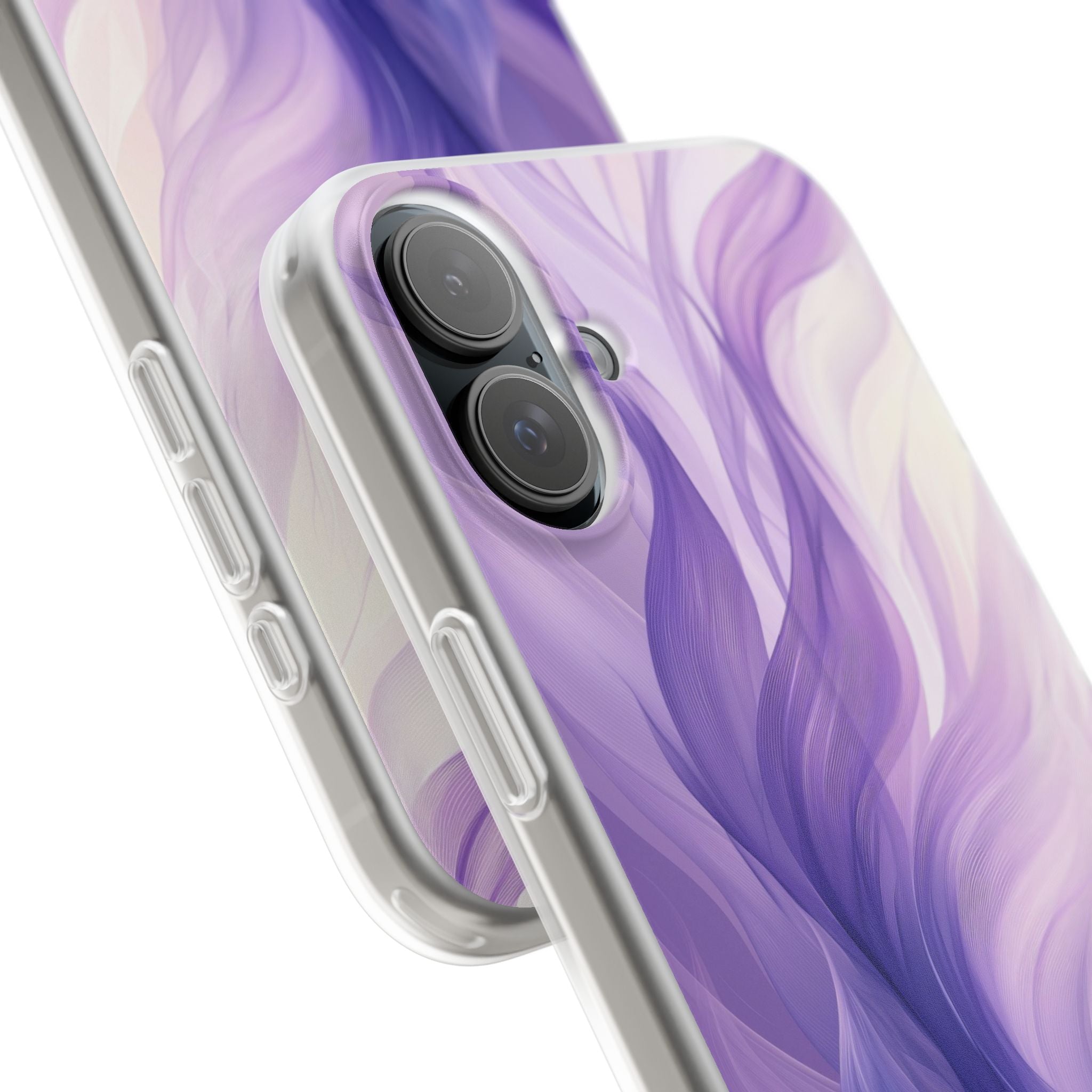 Amethyst Silk Waves · Soft Hoesje voor iPhone