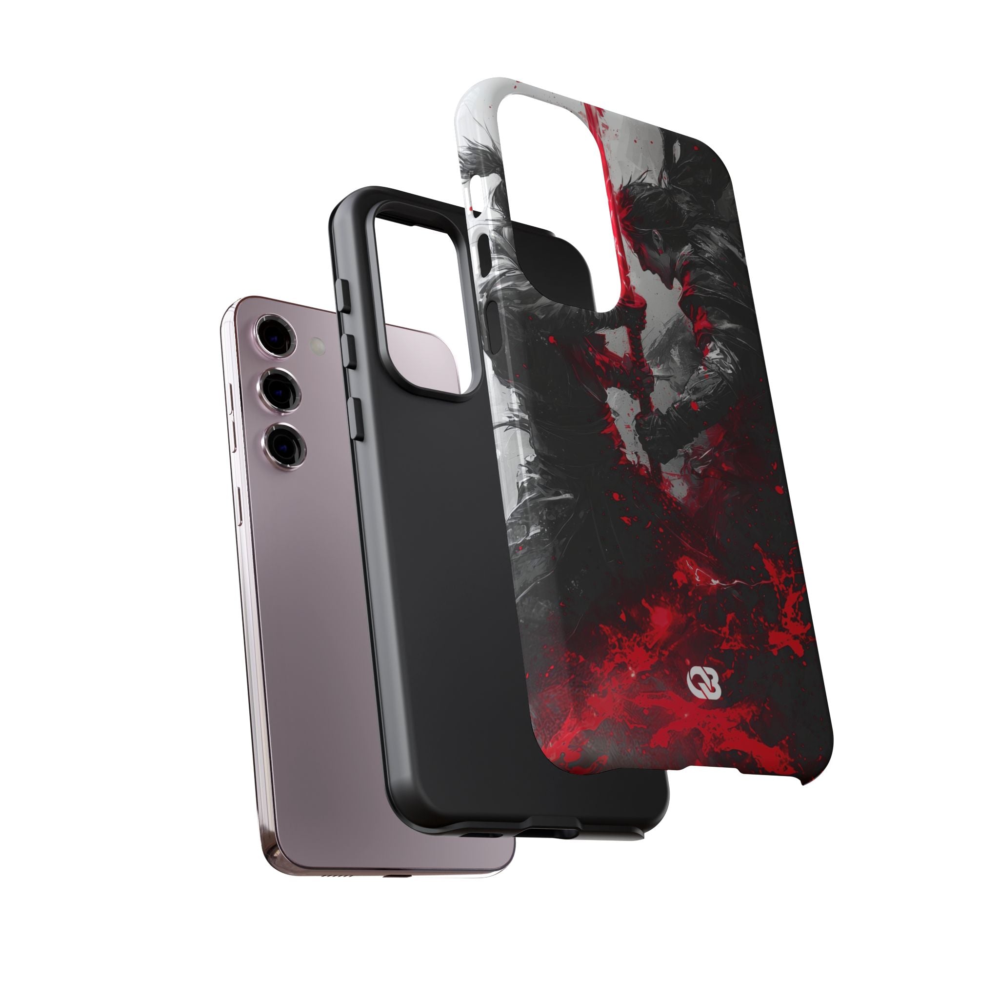 Shattered Crimson Duel · Tough Phone Case for Samsung