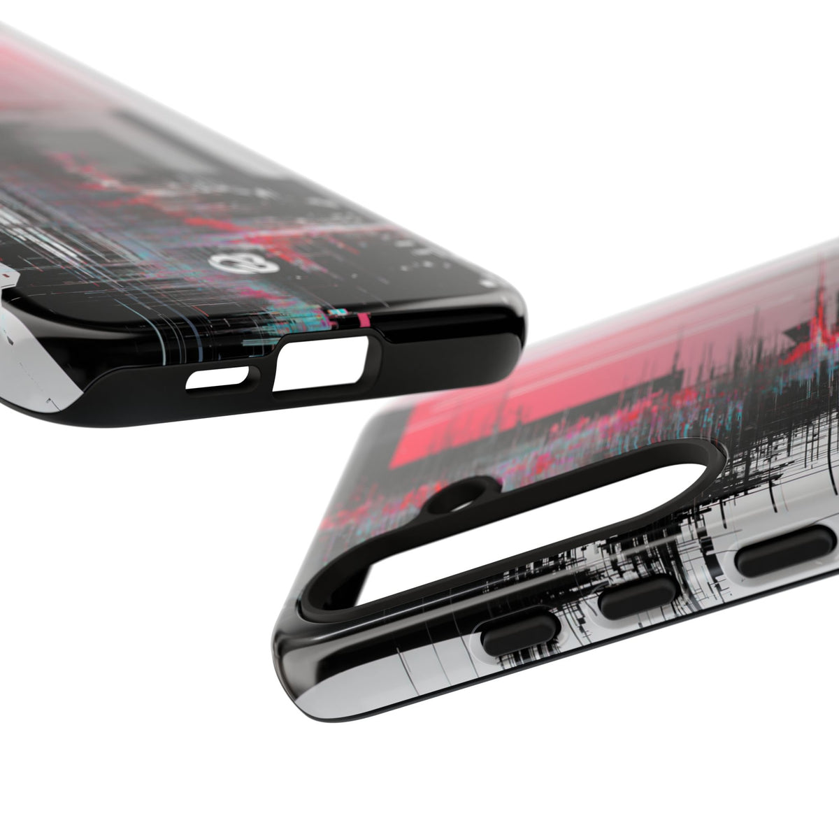 Orbital Static · Tough Phone Case for Samsung · Black