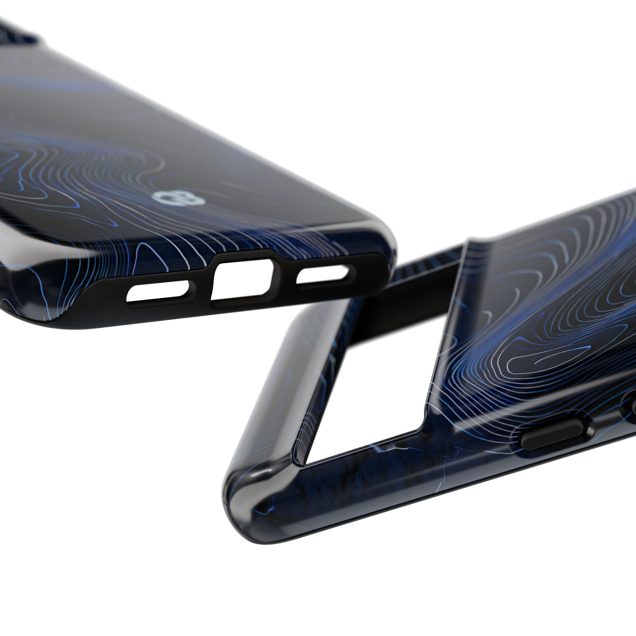 Blue Tough Phone Case for Google Pixel - Cobalt Contour Ridge