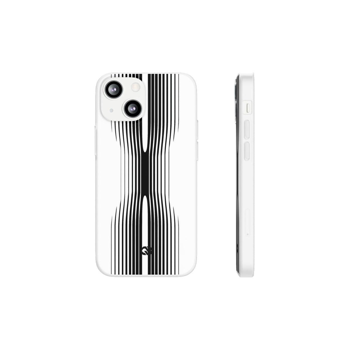 Linear Compression · Lite Phone Case for iPhone · Black