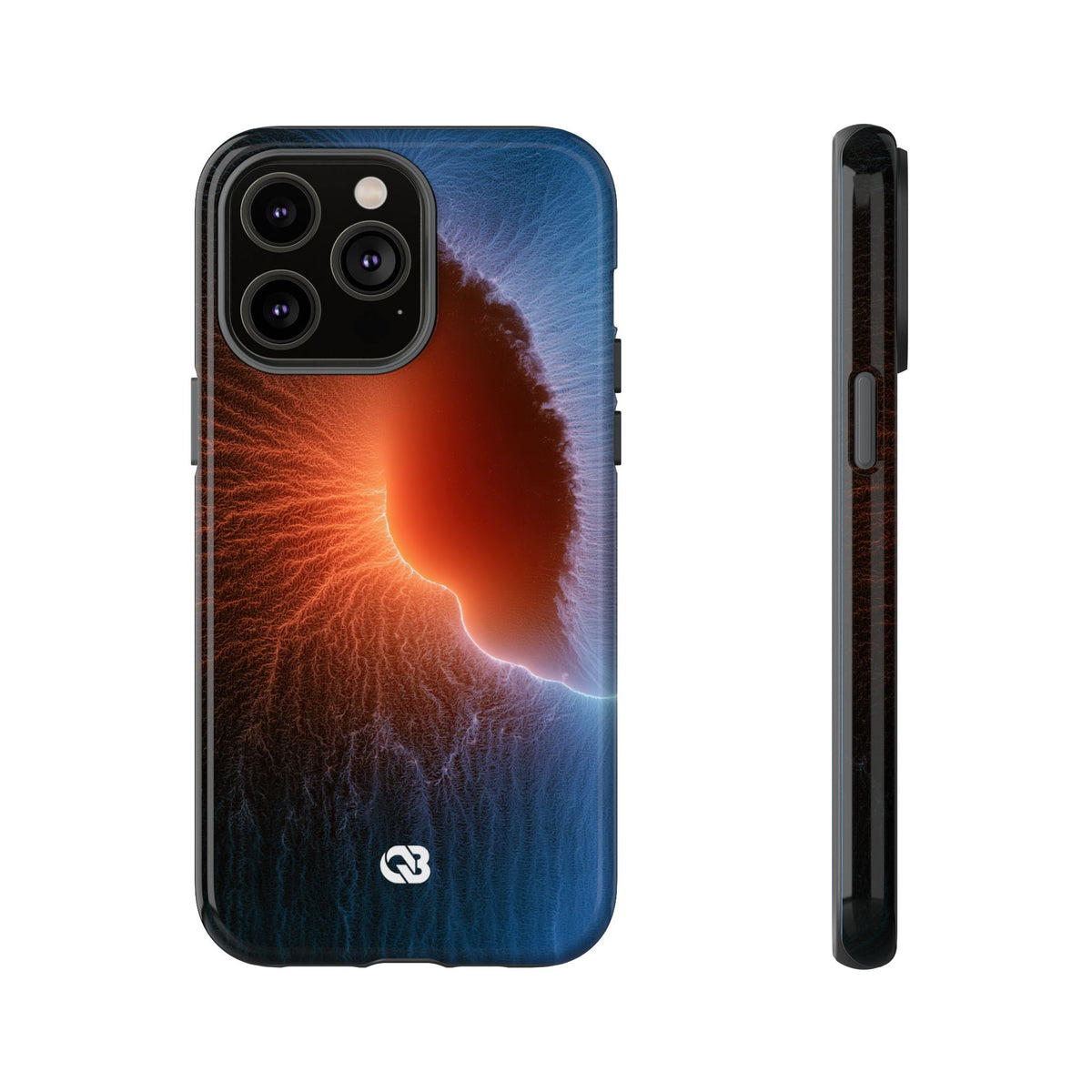 Thermal Aura Pulse · Tough Phone Case for iPhone · Blue
