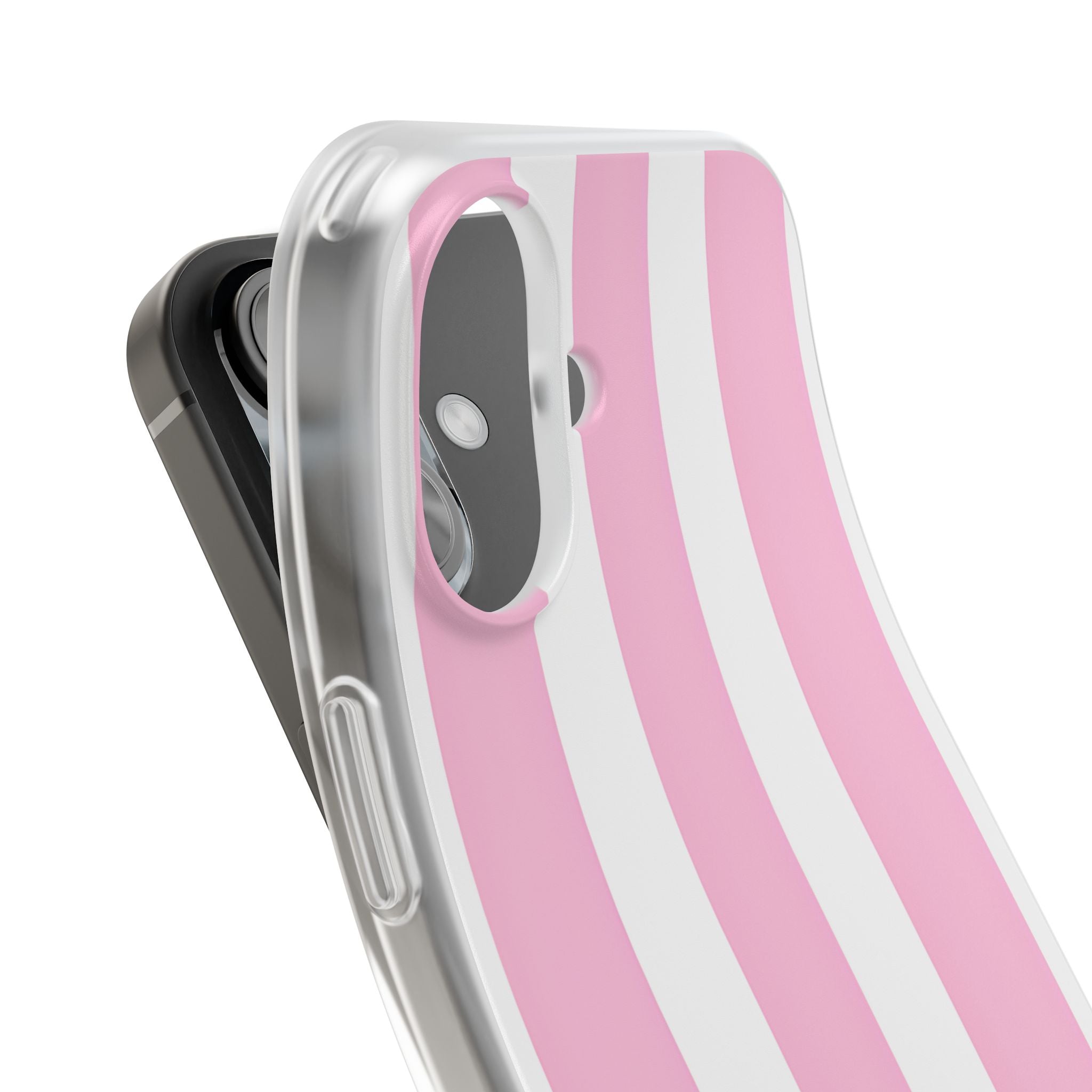 Soft Pink Stripe · Soft Phone Case for iPhone