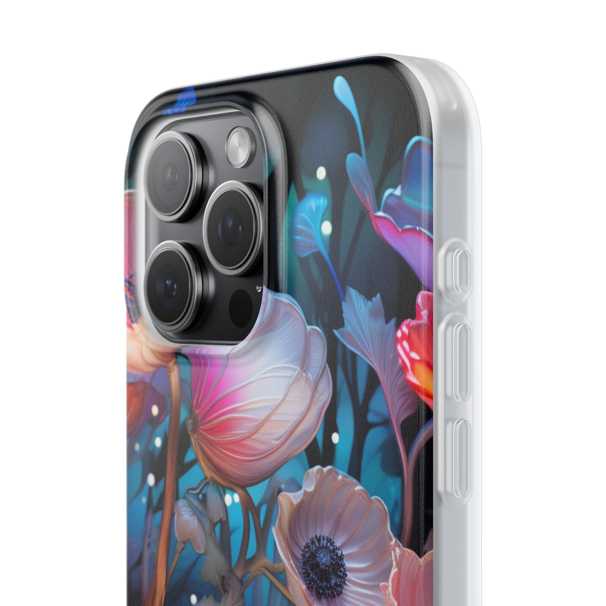 Luminous Poppy Glade · Soft Capa para iPhone