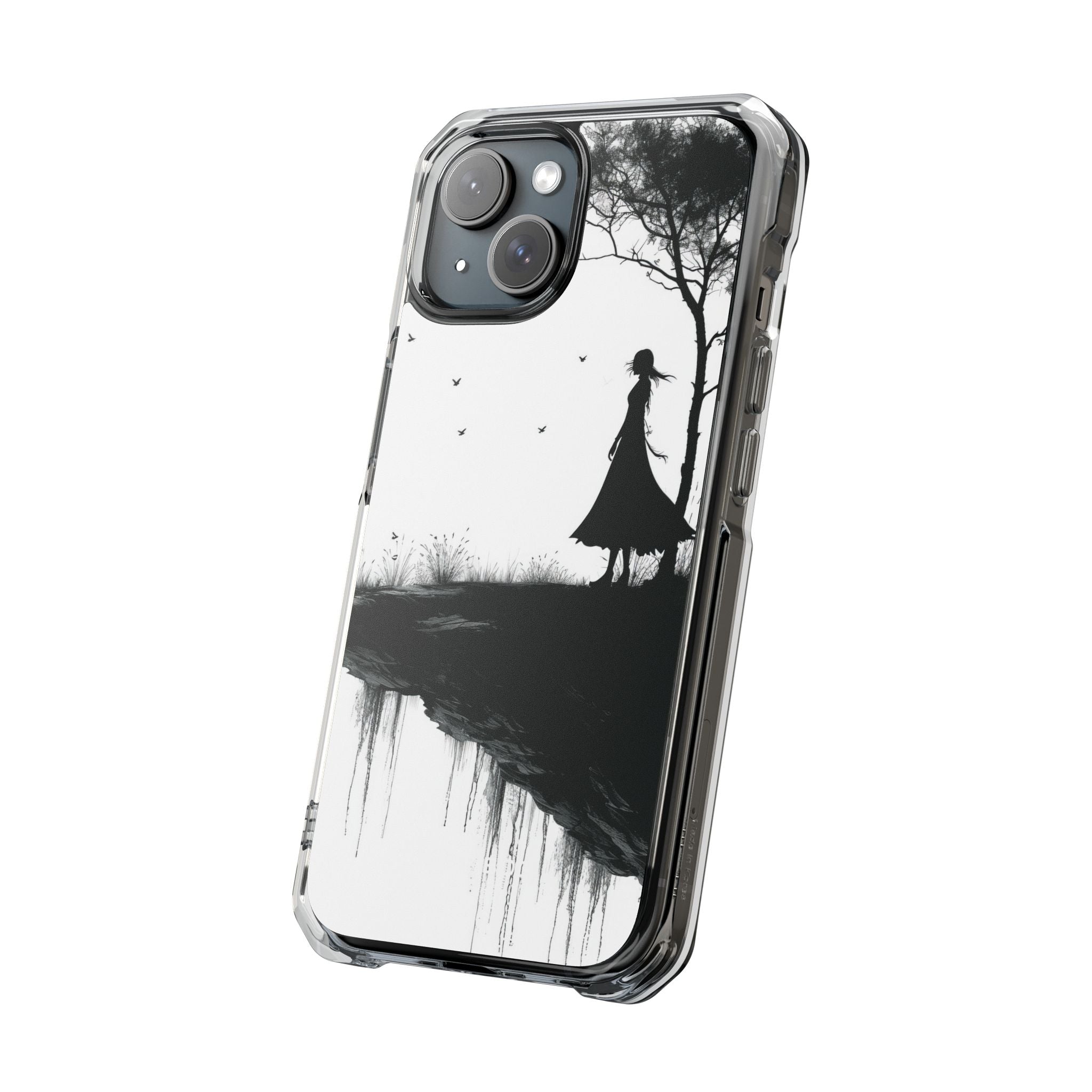 Cliffside Silhouette iPhone 15 Case - Impact