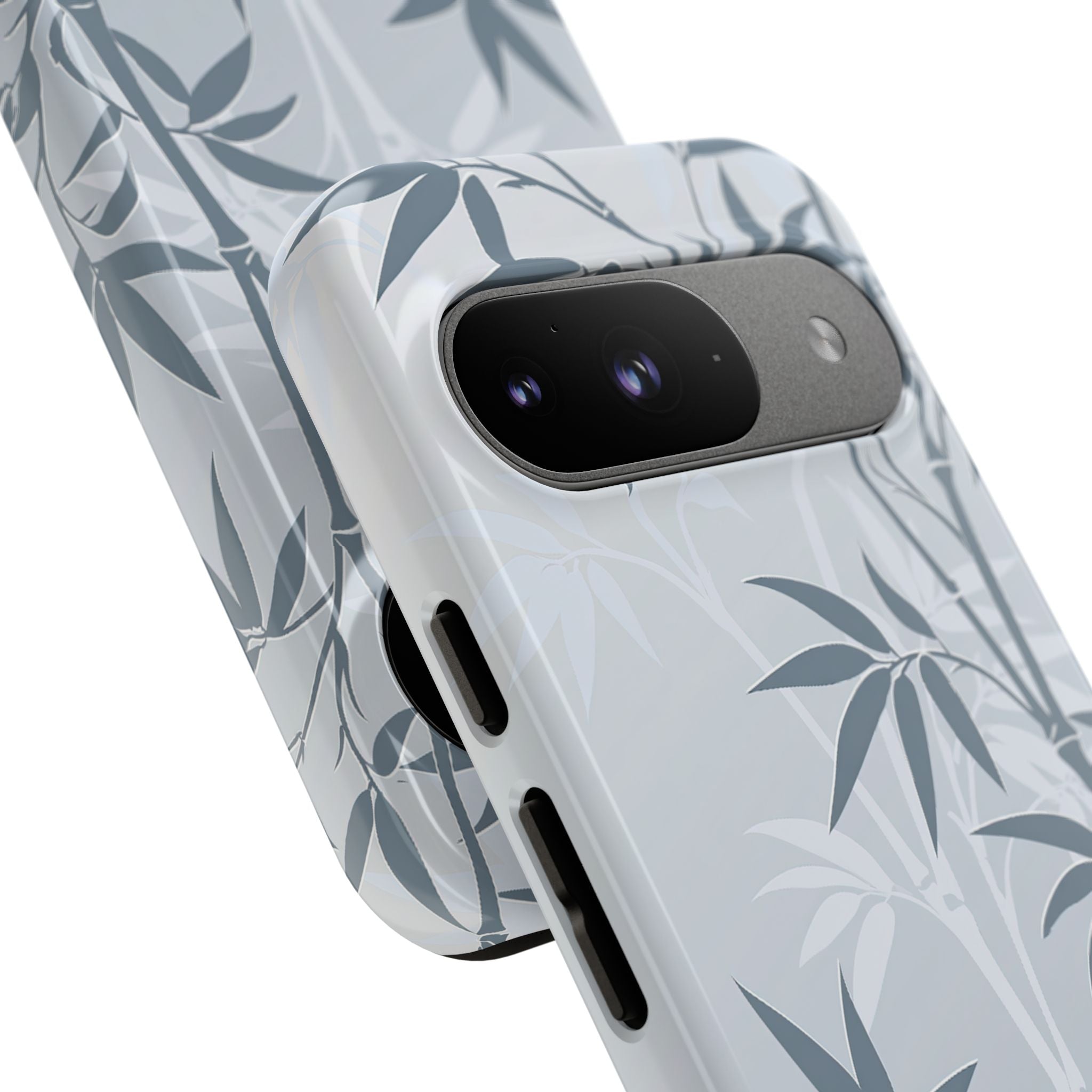 Blue Tough Phone Case for Google Pixel - Slate Bamboo Shadow
