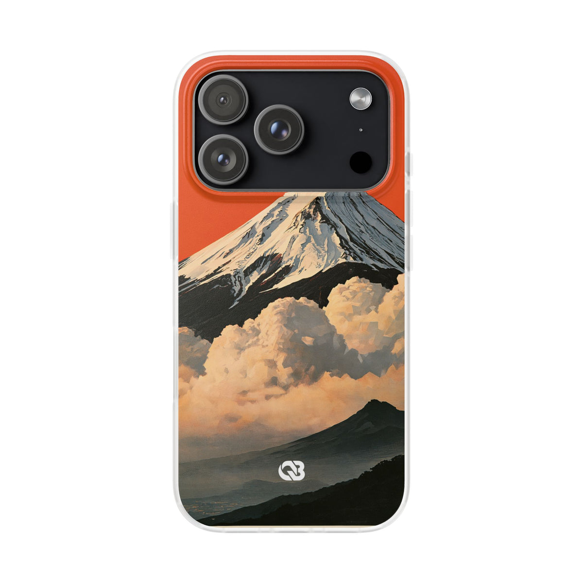 Sacred Peak Fuji · Lite Phone Case for iPhone · Orange