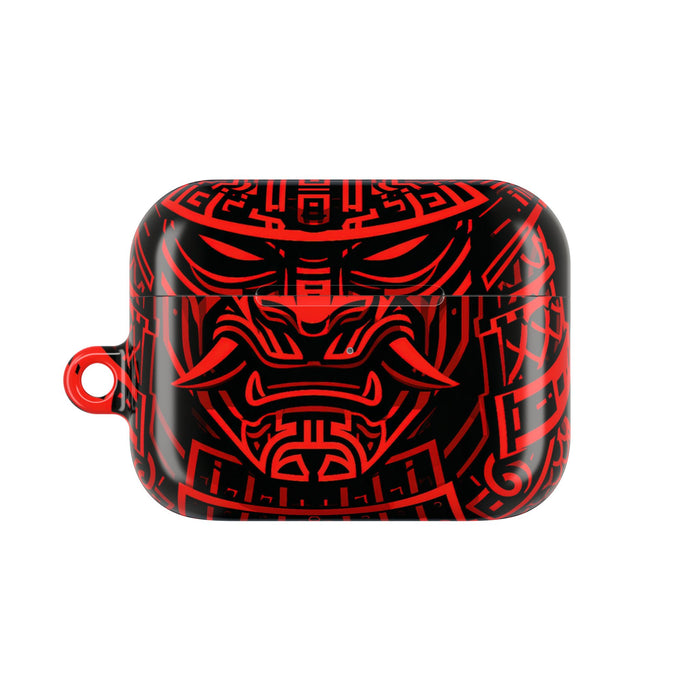 Crimson Kabuto · Hard Case for AirPods & AirPods Pro · Red