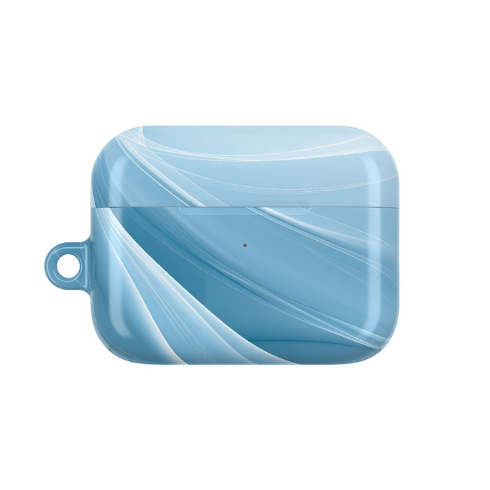 Glacial Ridge Contours · Hard Case for AirPods & AirPods Pro · Blue