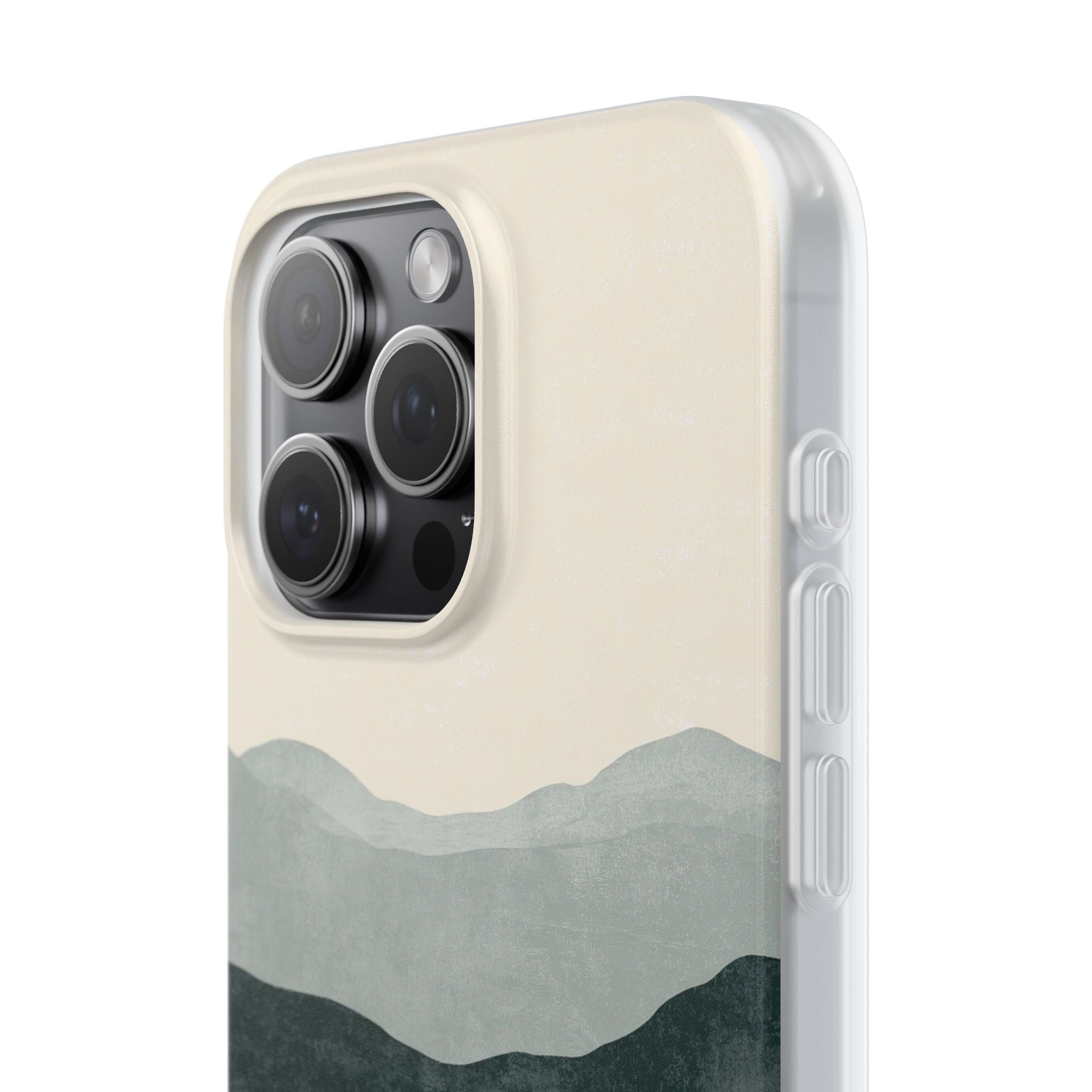 Green Lite Phone Case for iPhone - Misty Sage Valley