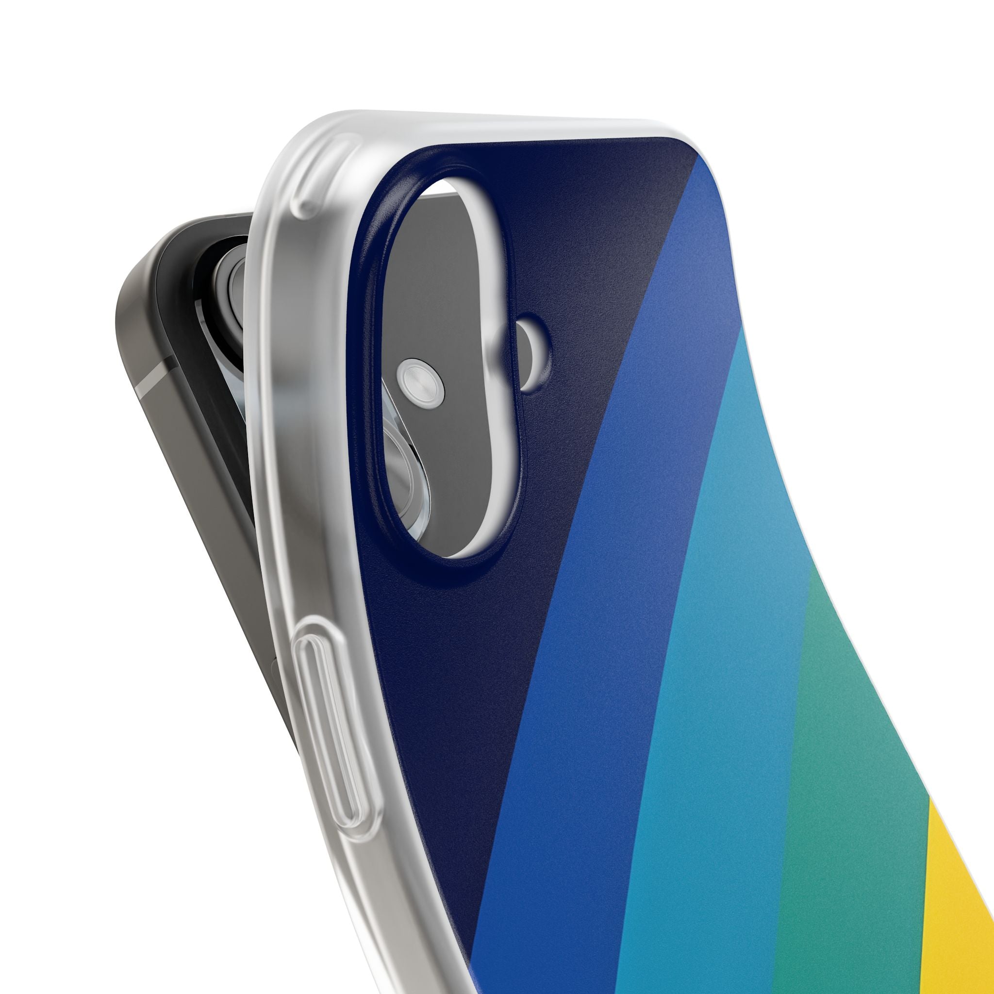Prismatic Slant · Soft Phone Case for iPhone