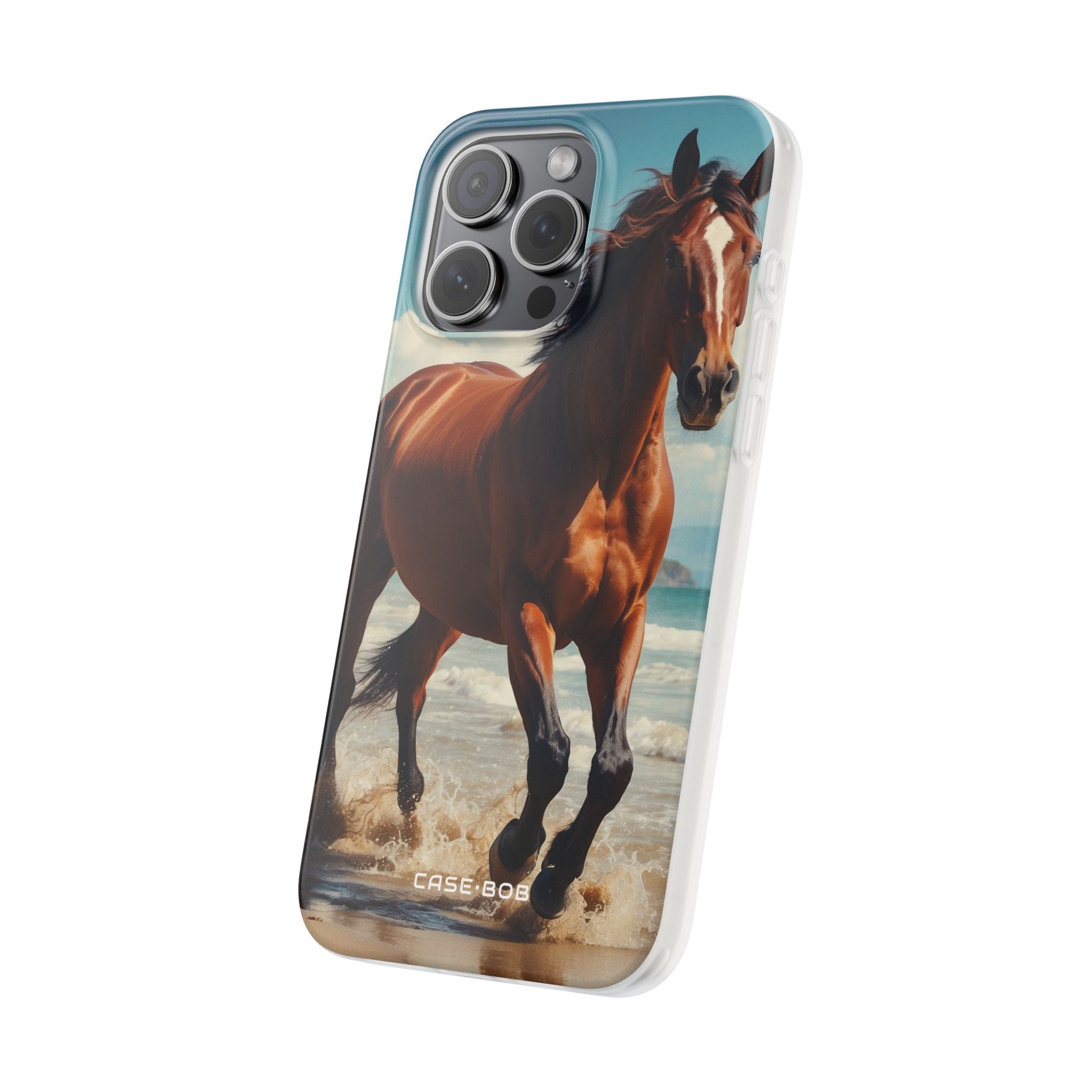 Blazing Horse iPhone 15 Pro Max Case - Soft