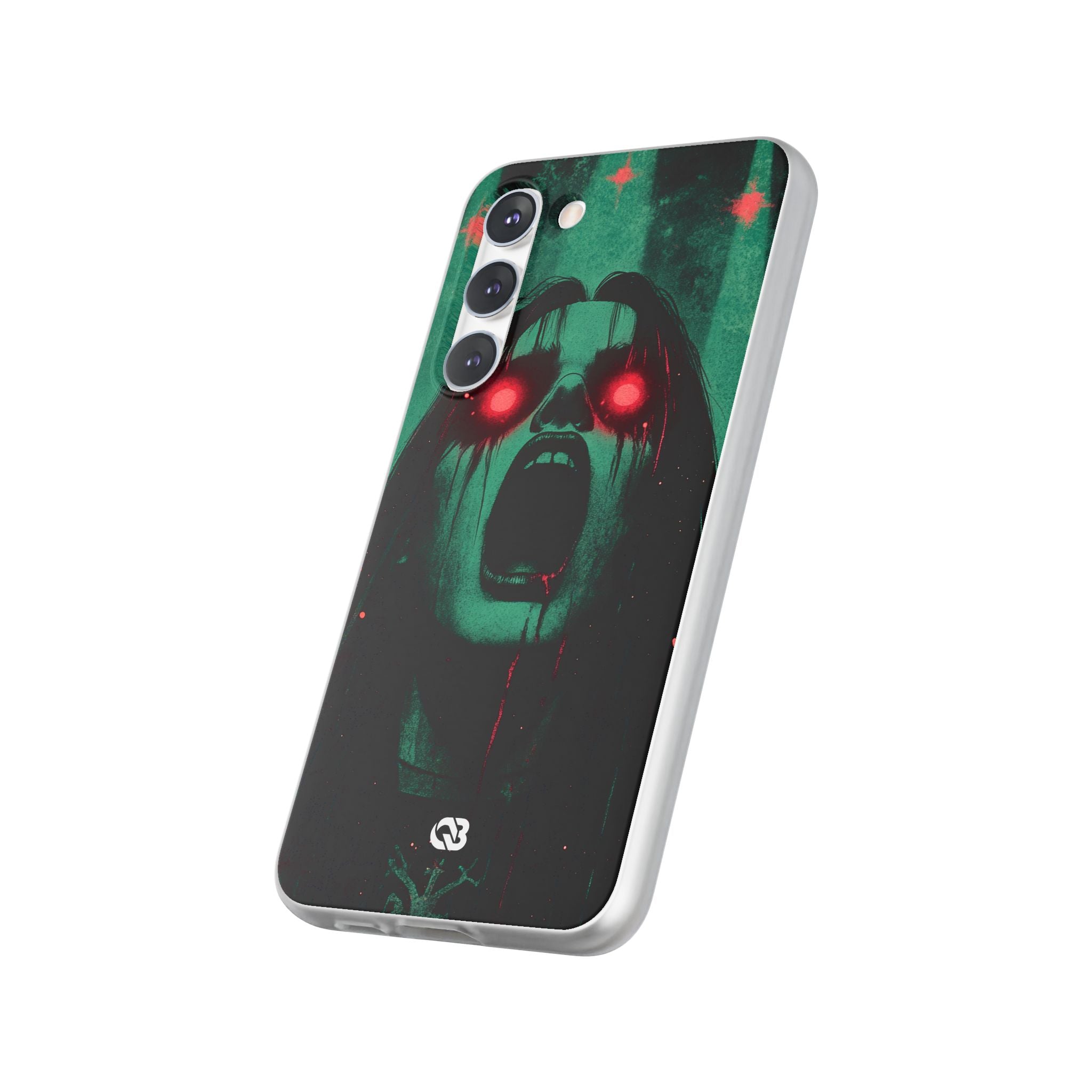 Crimson Emerald Scream · Soft Phone Case for Samsung