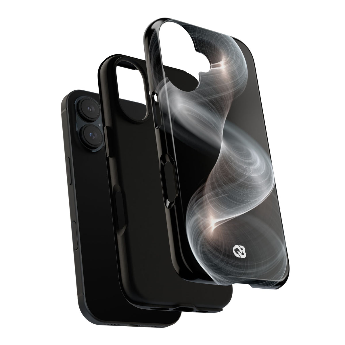 Luminous Vortex · Tough Phone Case for iPhone · Black