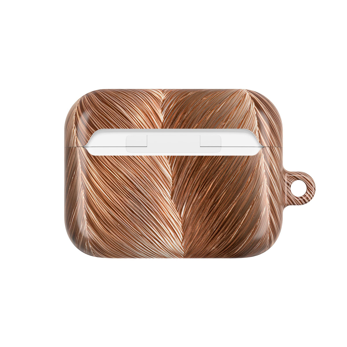Rose Gold Weave · Hard Case for AirPods & AirPods Pro · Brown