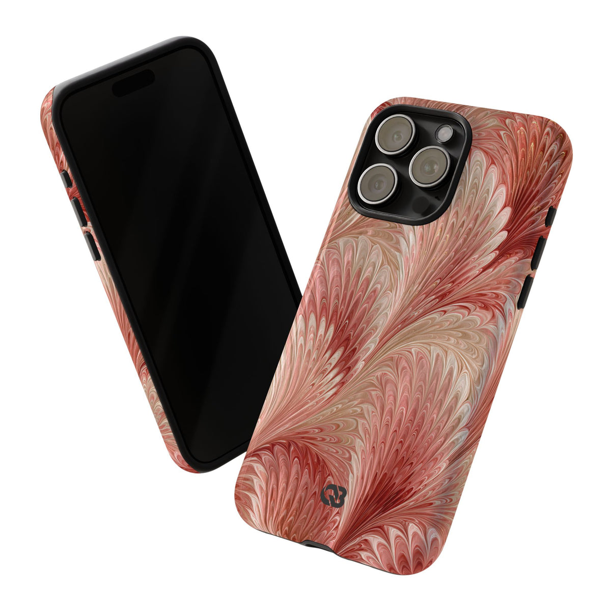 Blush Petal Plume · Tough Phone Case for iPhone · Pink