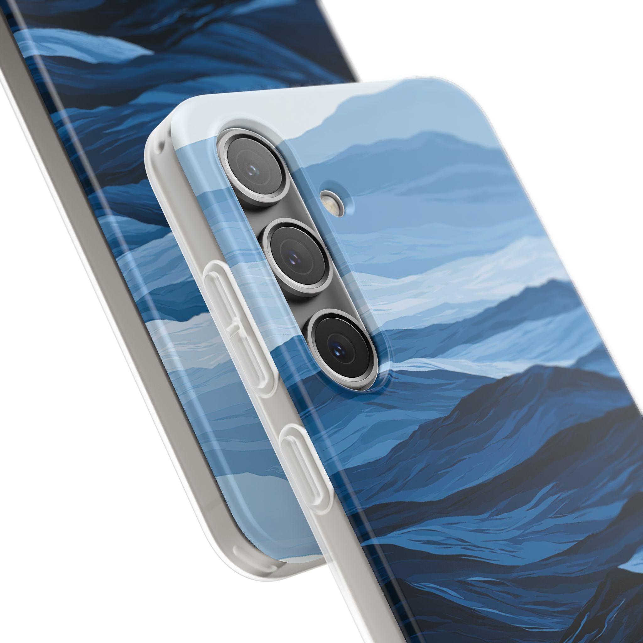 Blue Lite Phone Case for Samsung - Cobalt Ridge Tides