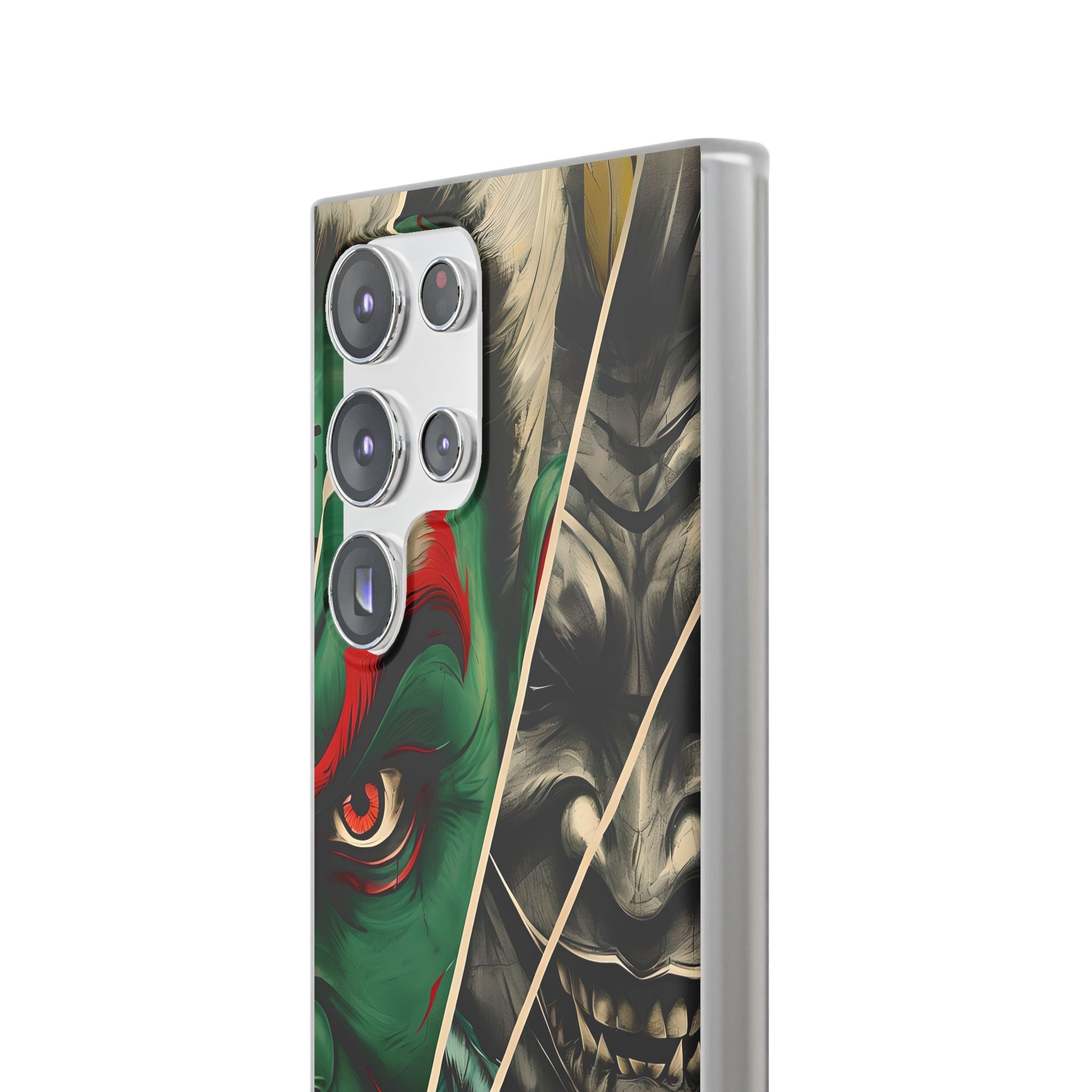 Emerald Oni Grin · Soft Handyhülle für Samsung