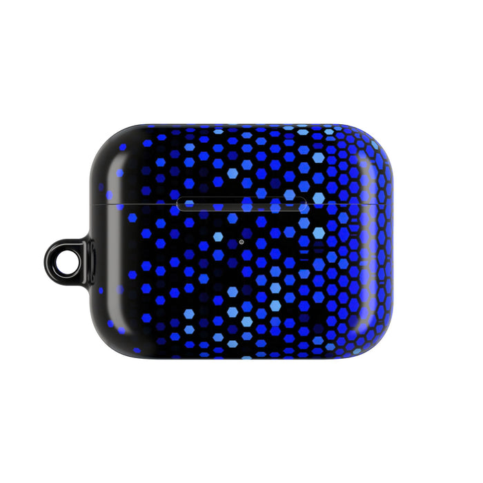 Cobalt Hex Dispersion · Hard Case for AirPods & AirPods Pro · Blue