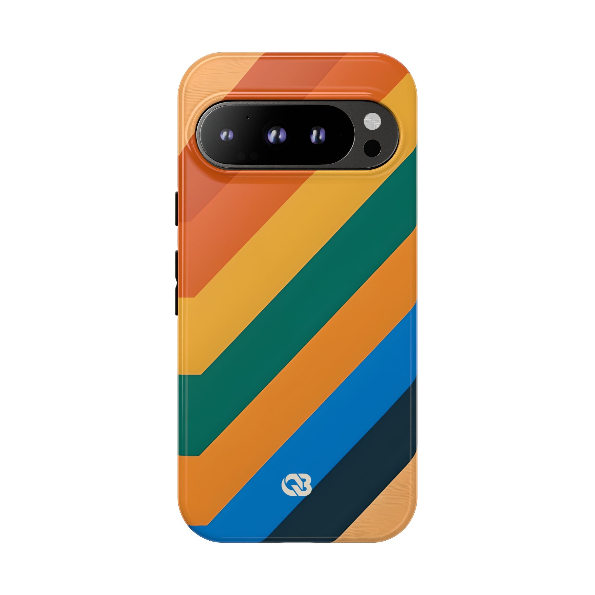 Retro Ridge Lines · Tough Phone Case for Google Pixel