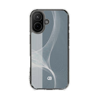 Grey Impact MagSafe Phone Case for iPhone - Slate Mesh Horizon