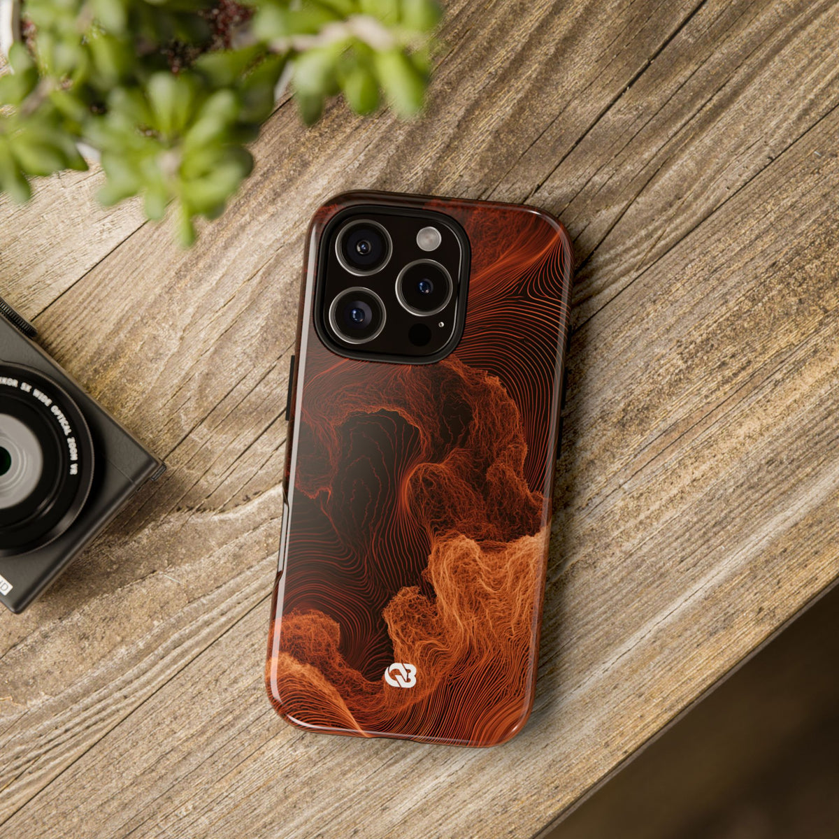 Amber Filament · Tough Phone Case for iPhone · Orange