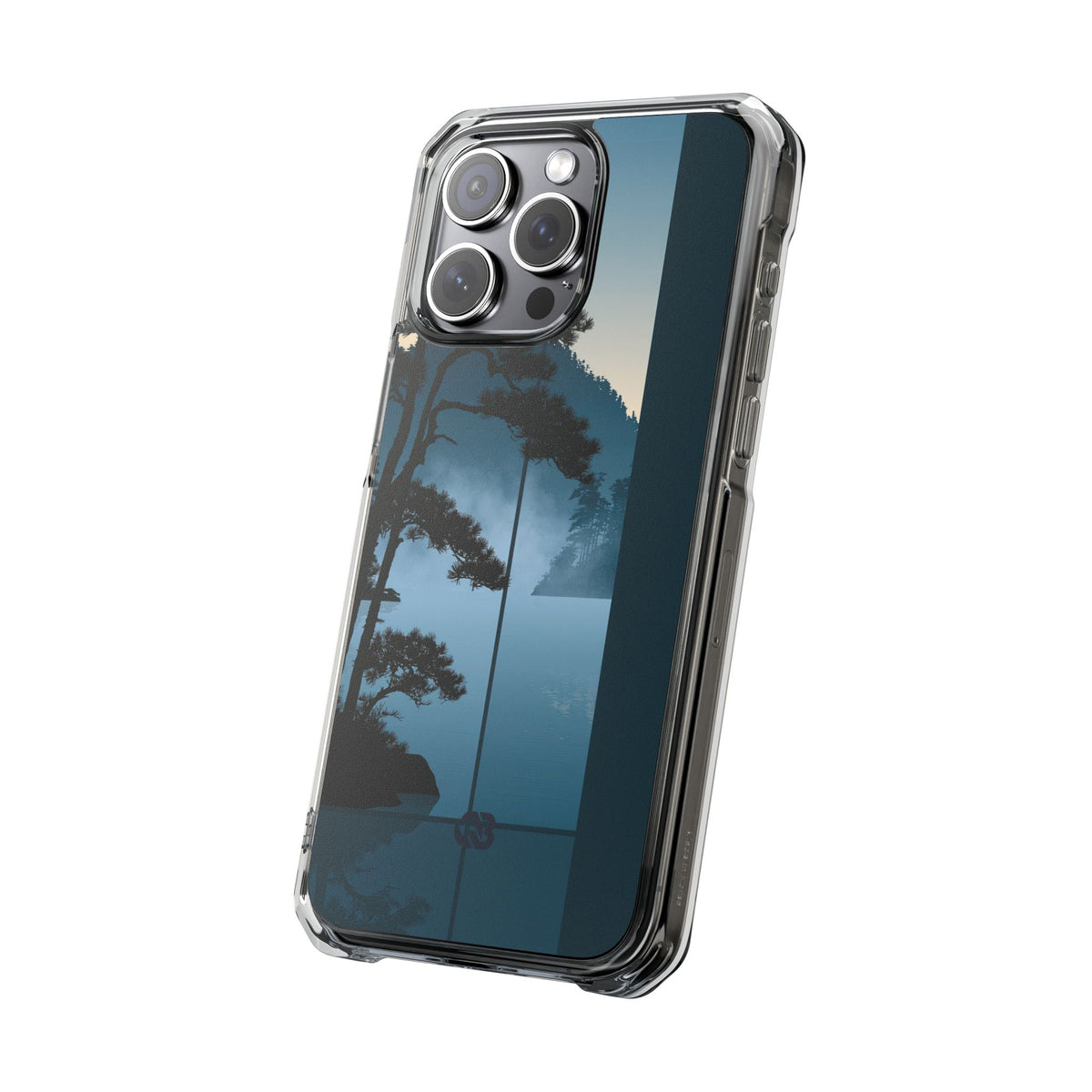 Blue Impact MagSafe Phone Case for iPhone - Kyoto Mist Pine