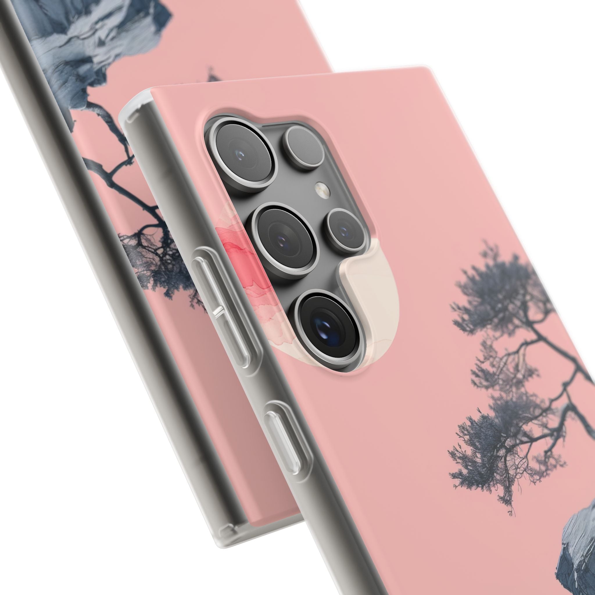 Crimson Moon Tree Samsung S24 Ultra Case - Soft