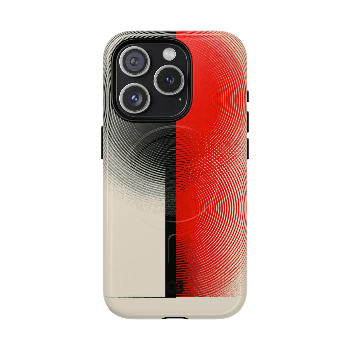 Red Tough 2.0 Magsafe Phone Case for iPhone - Split Signal Red