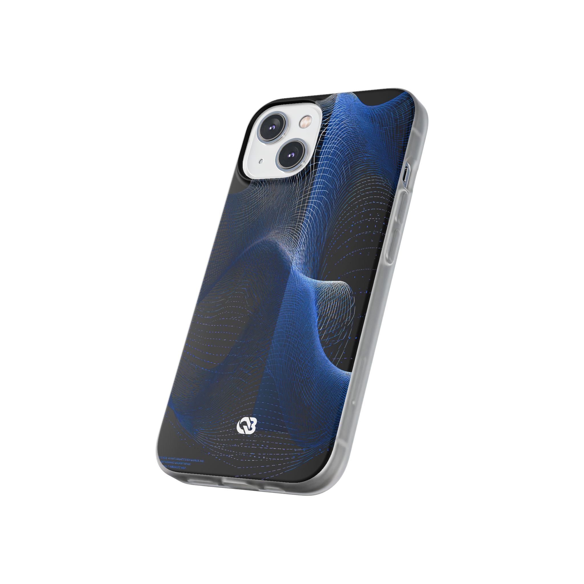 Blue Lite Phone Case for iPhone - Electric Blue Flux