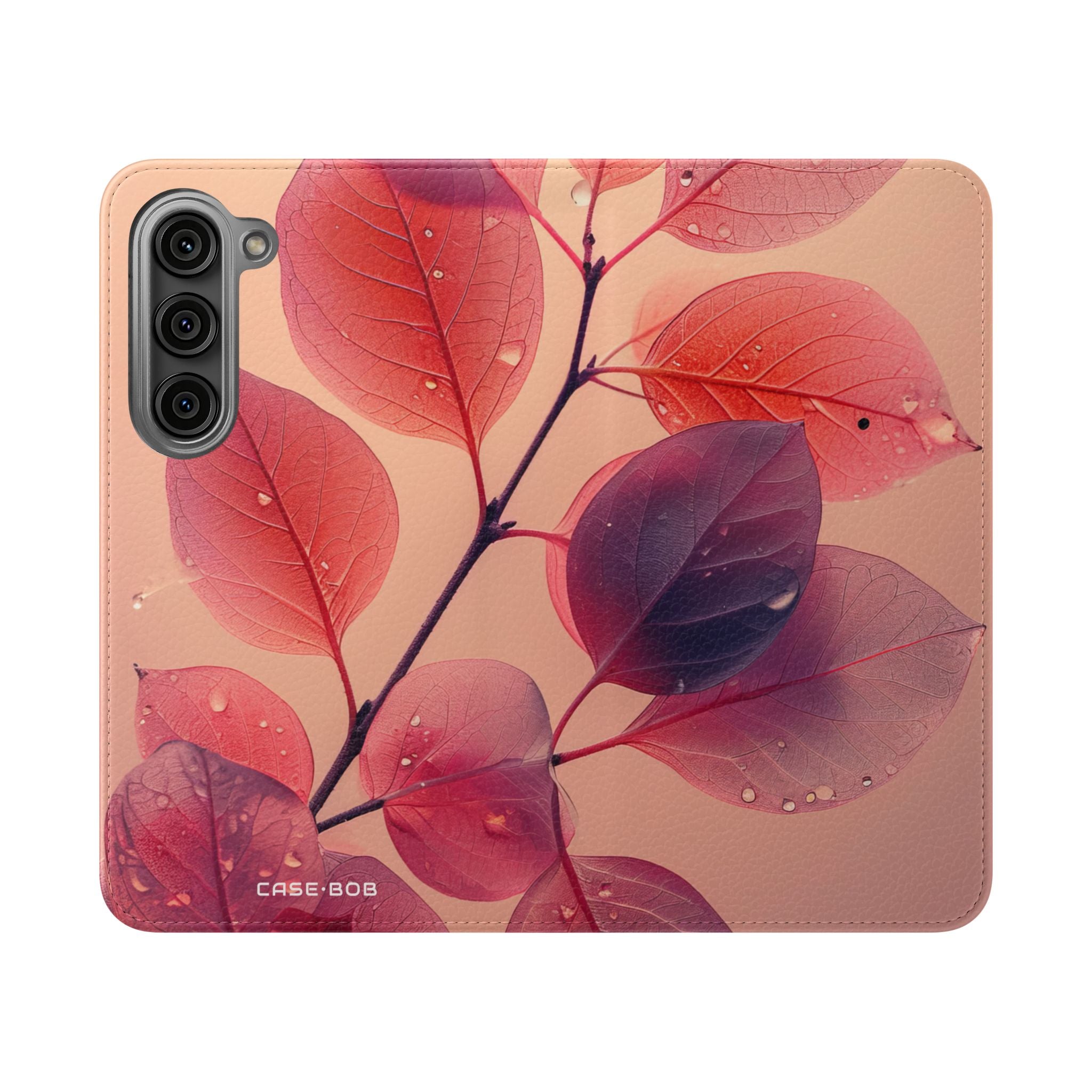 Translucente bladeren - Samsung S23 Case - Portemonnee