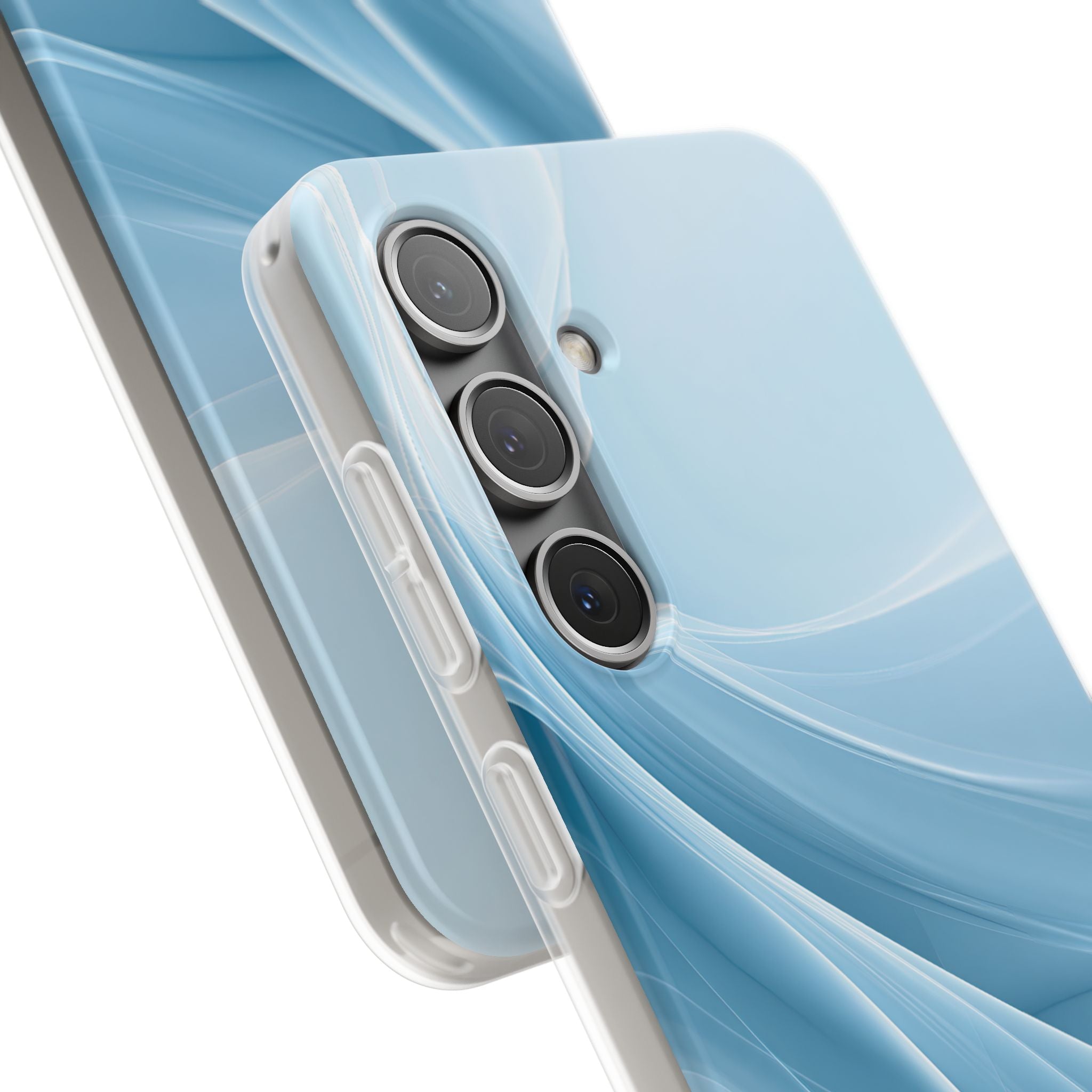 Blue Lite Phone Case for Samsung - Arctic Silk Drift