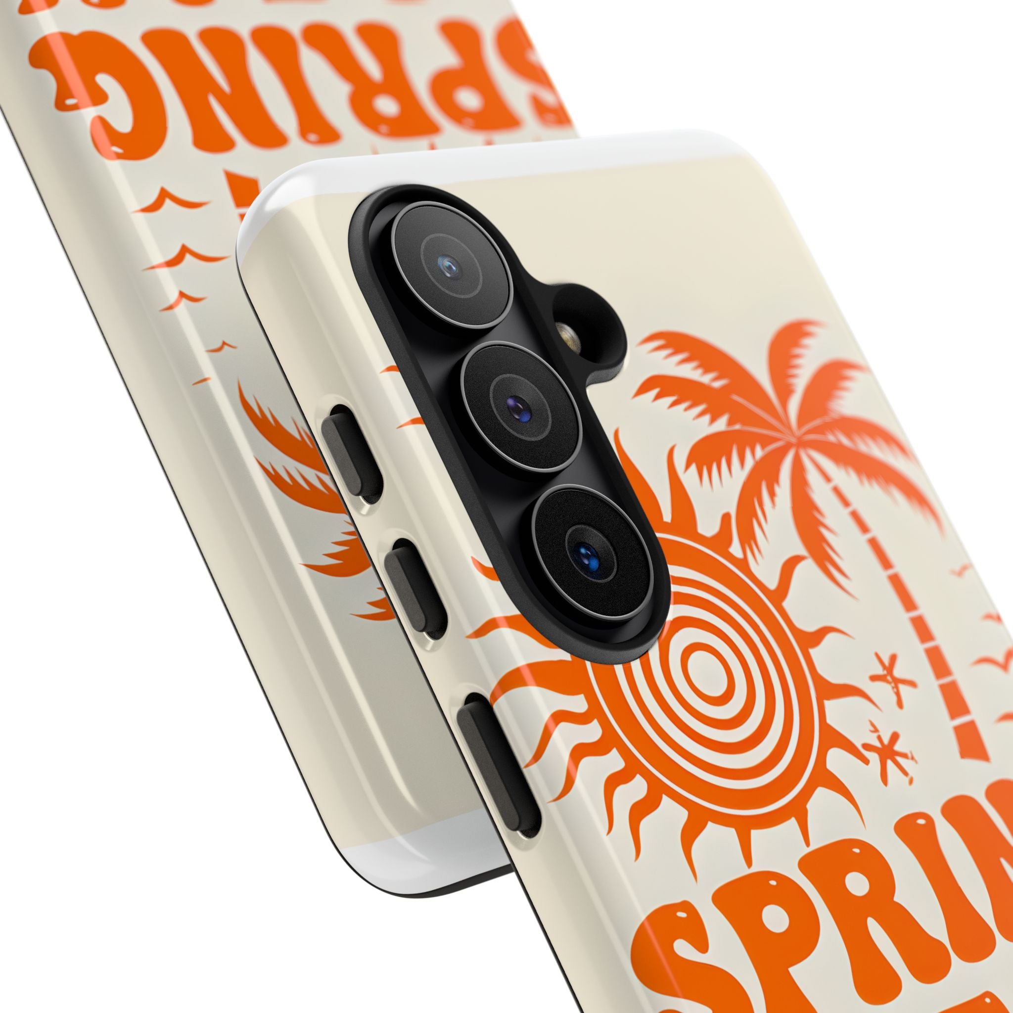 Retro Orange Tide · Tough Capa para Samsung