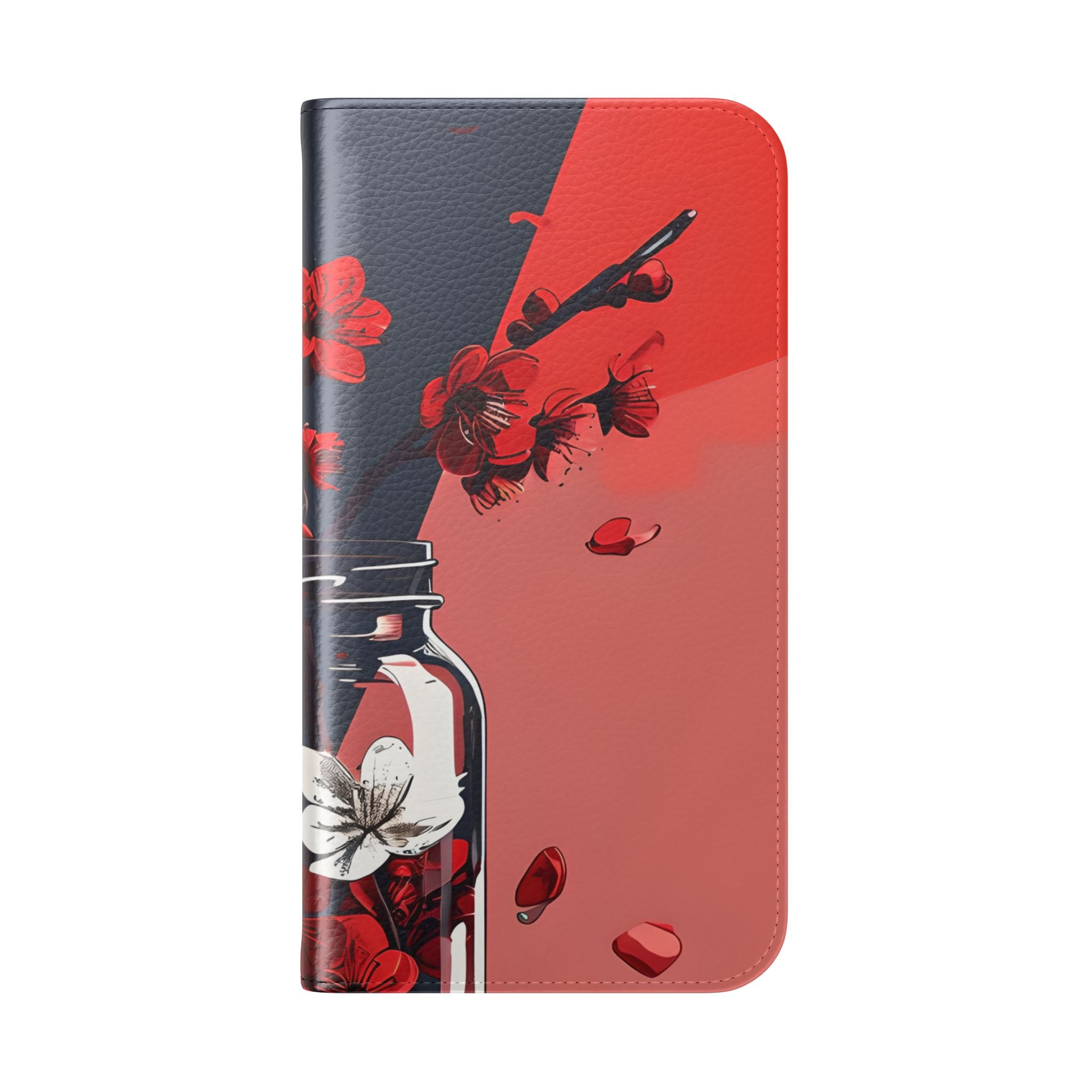 Kersenbloesem Pot - iPhone 15 Pro Case - Portemonnee